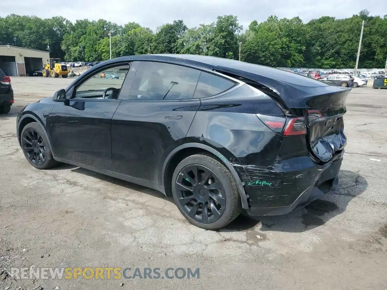 2 Photograph of a damaged car 5YJYGDEE0MF119152 TESLA MODEL Y 2021
