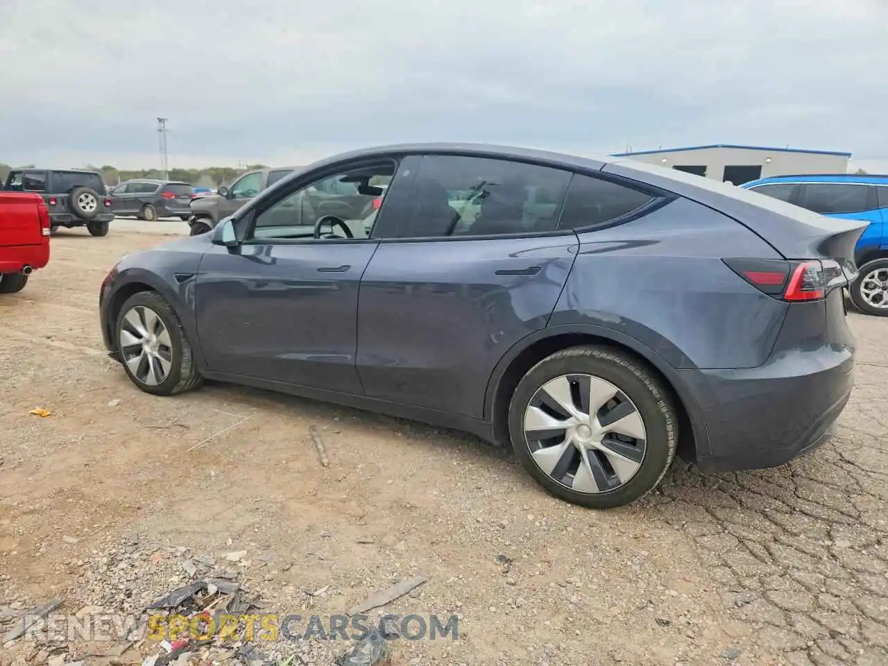 2 Photograph of a damaged car 5YJYGDEE0MF124772 TESLA MODEL Y 2021