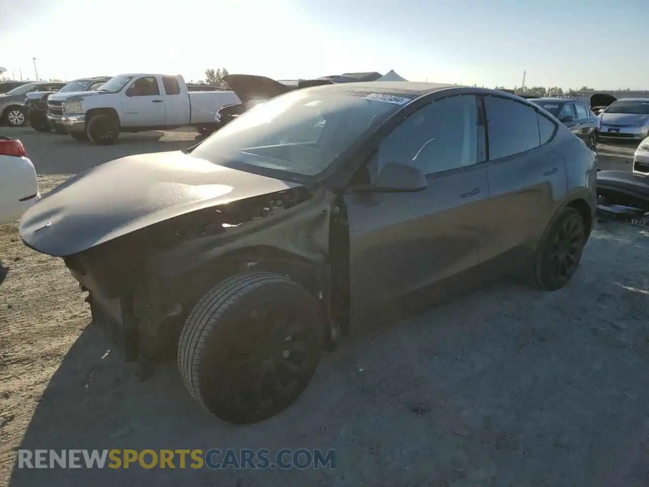 1 Фотография поврежденного автомобиля 5YJYGDEE0MF174328 TESLA MODEL Y 2021