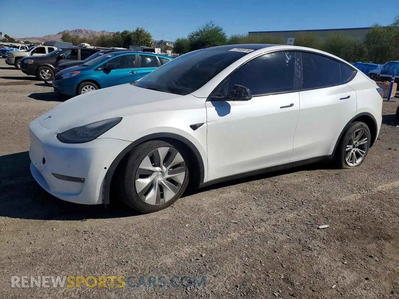 1 Фотография поврежденного автомобиля 5YJYGDEE0MF174703 TESLA MODEL Y 2021