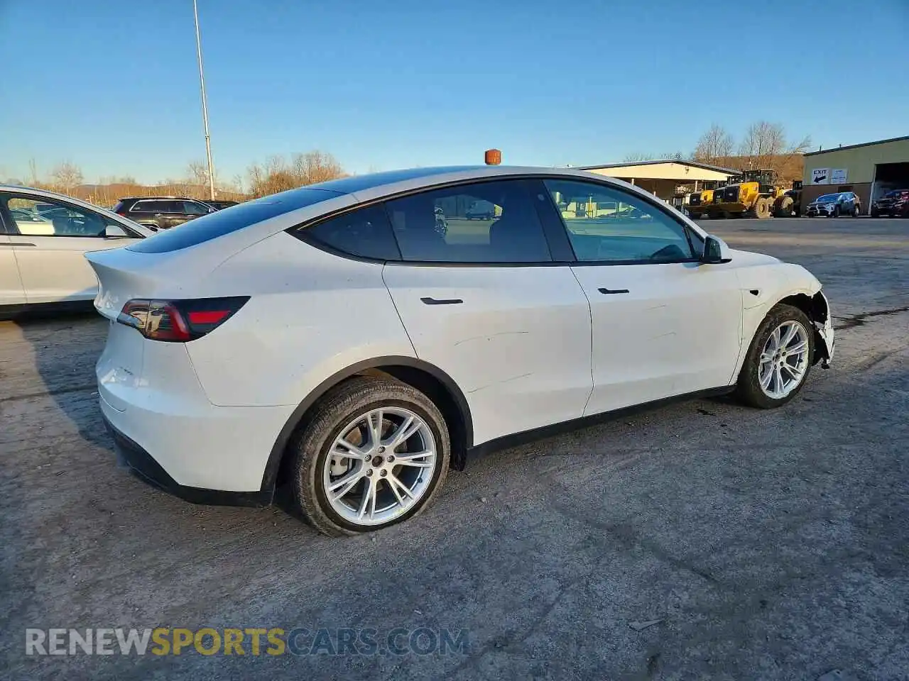 3 fotografías del automóvil dañado 5YJYGDEE0MF208770 TESLA MODEL Y 2021