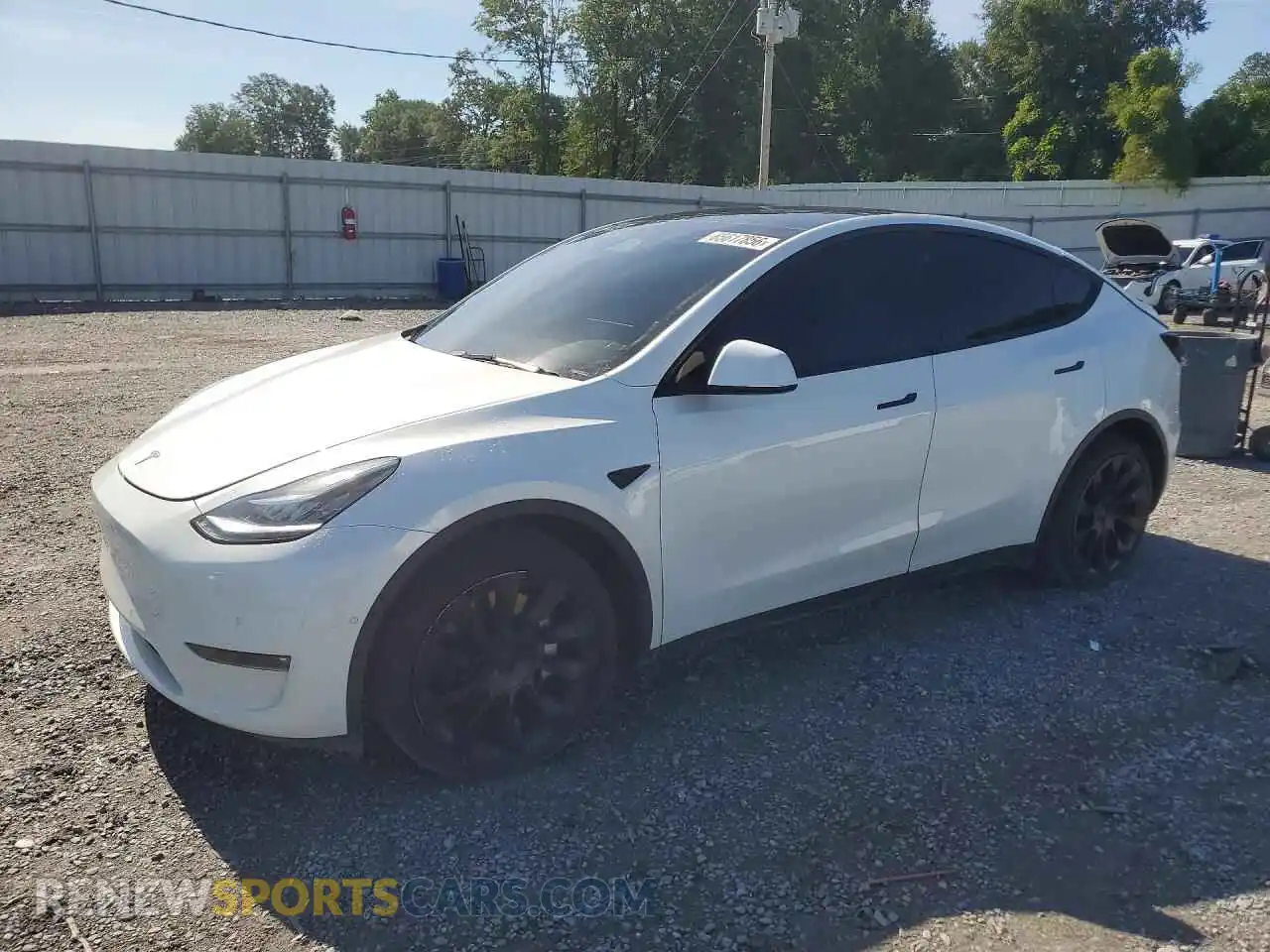 1 Фотография поврежденного автомобиля 5YJYGDEE0MF244247 TESLA MODEL Y 2021