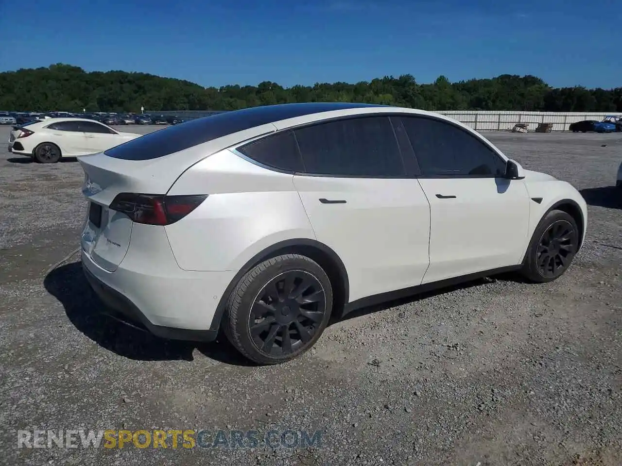 3 Фотография поврежденного автомобиля 5YJYGDEE0MF244247 TESLA MODEL Y 2021