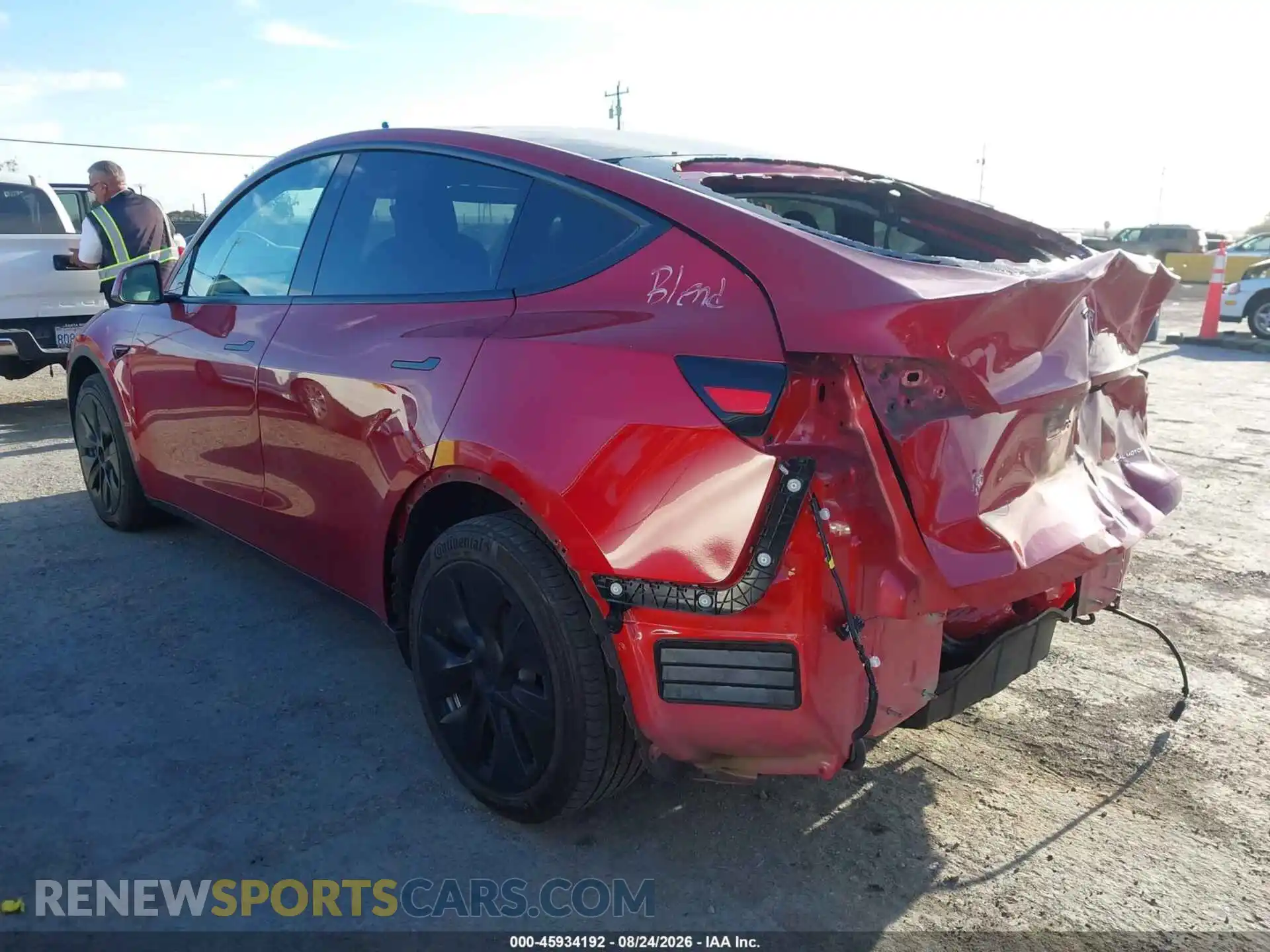 3 Photograph of a damaged car 5YJYGDEE0MF244796 TESLA MODEL Y 2021