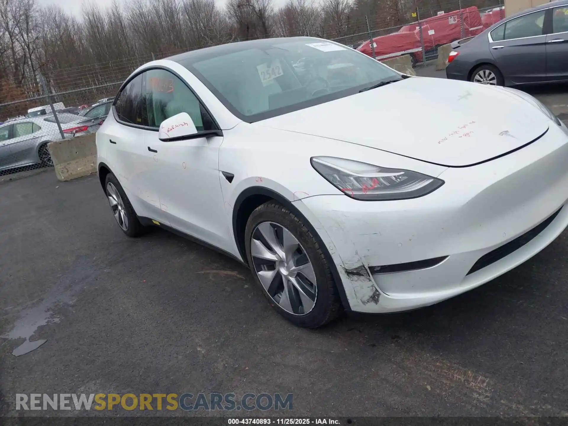1 Фотография поврежденного автомобиля 5YJYGDEE0MF251537 TESLA MODEL Y 2021