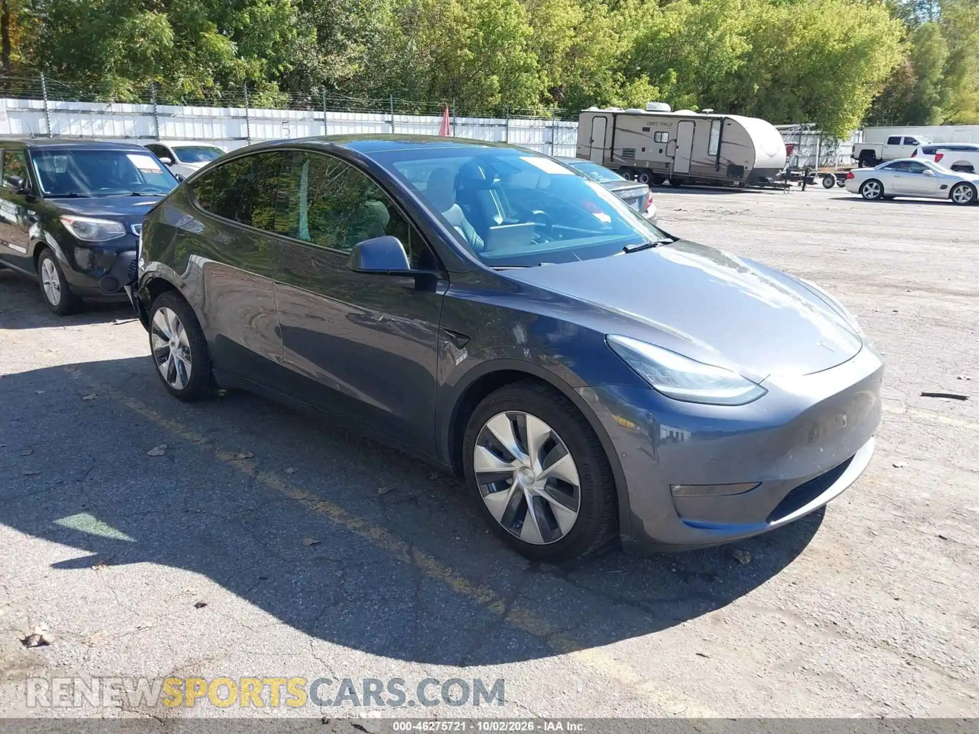 1 Фотография поврежденного автомобиля 5YJYGDEE0MF254048 TESLA MODEL Y 2021