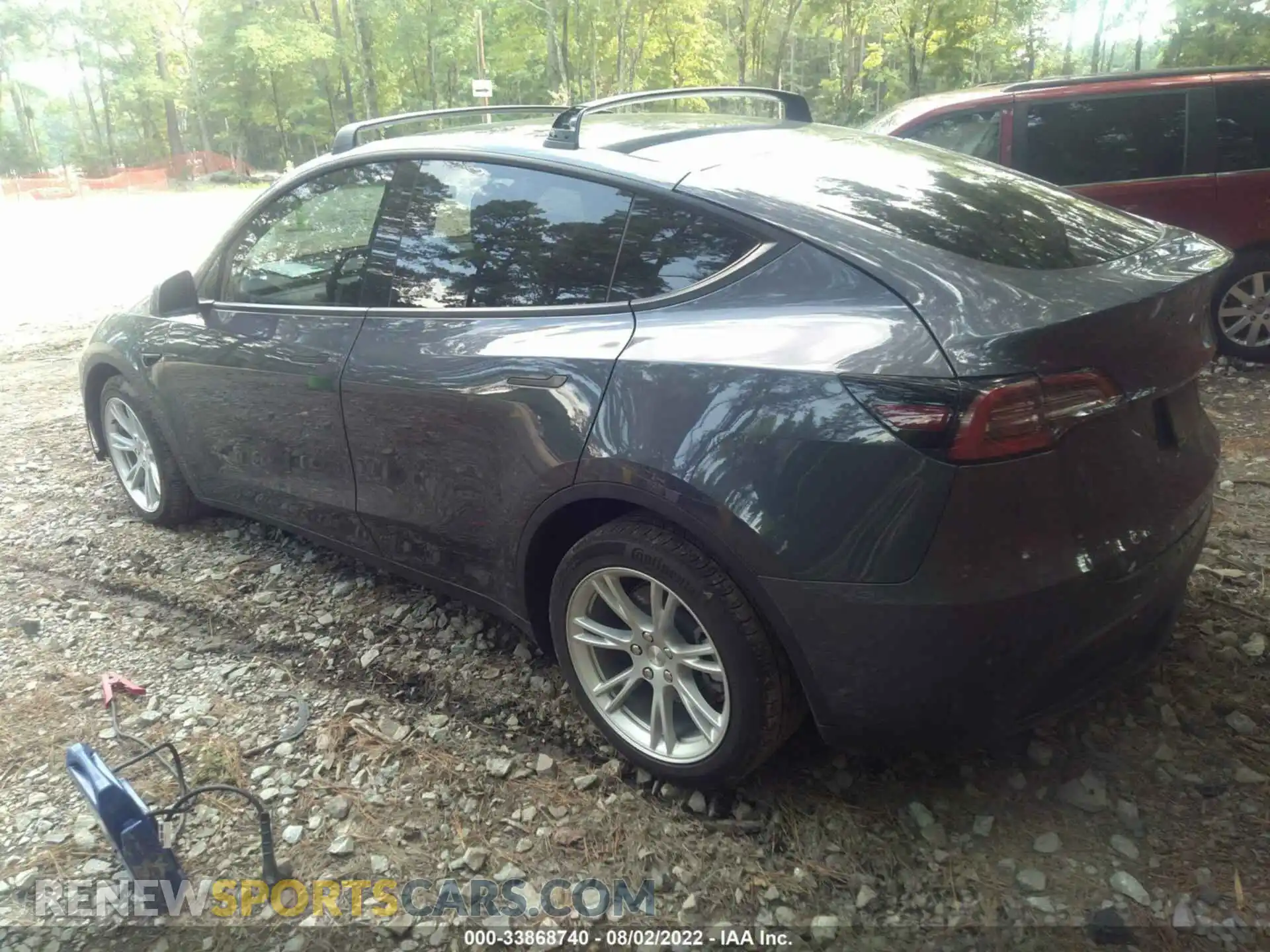 3 fotografías del automóvil dañado 5YJYGDEE0MF254955 TESLA MODEL Y 2021