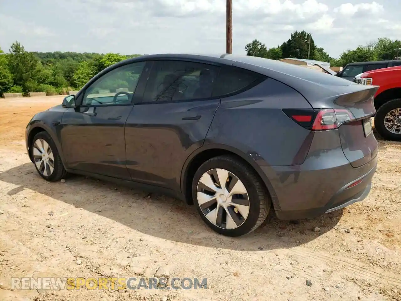 2 Photograph of a damaged car 5YJYGDEE0MF263137 TESLA MODEL Y 2021