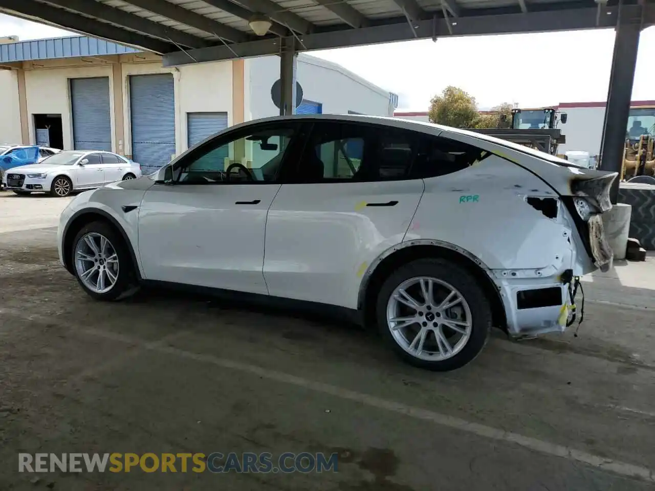 2 Photograph of a damaged car 5YJYGDEE0MF267186 TESLA MODEL Y 2021