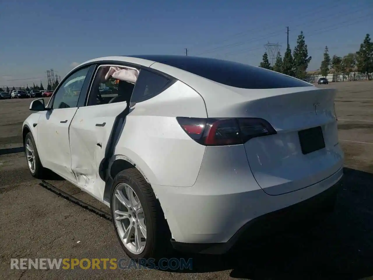 3 Photograph of a damaged car 5YJYGDEE0MF271044 TESLA MODEL Y 2021