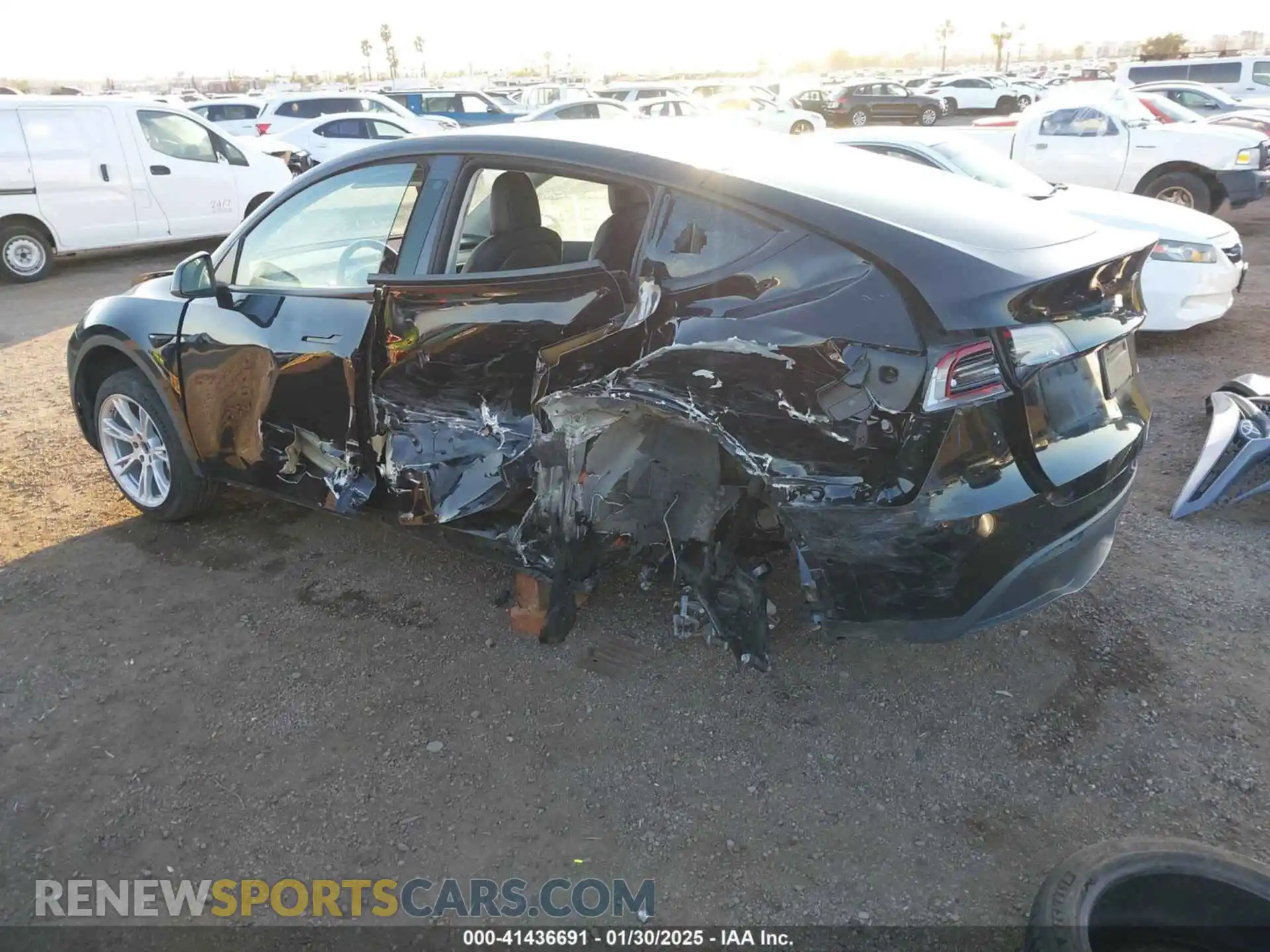 3 Photograph of a damaged car 5YJYGDEE0MF275885 TESLA MODEL Y 2021
