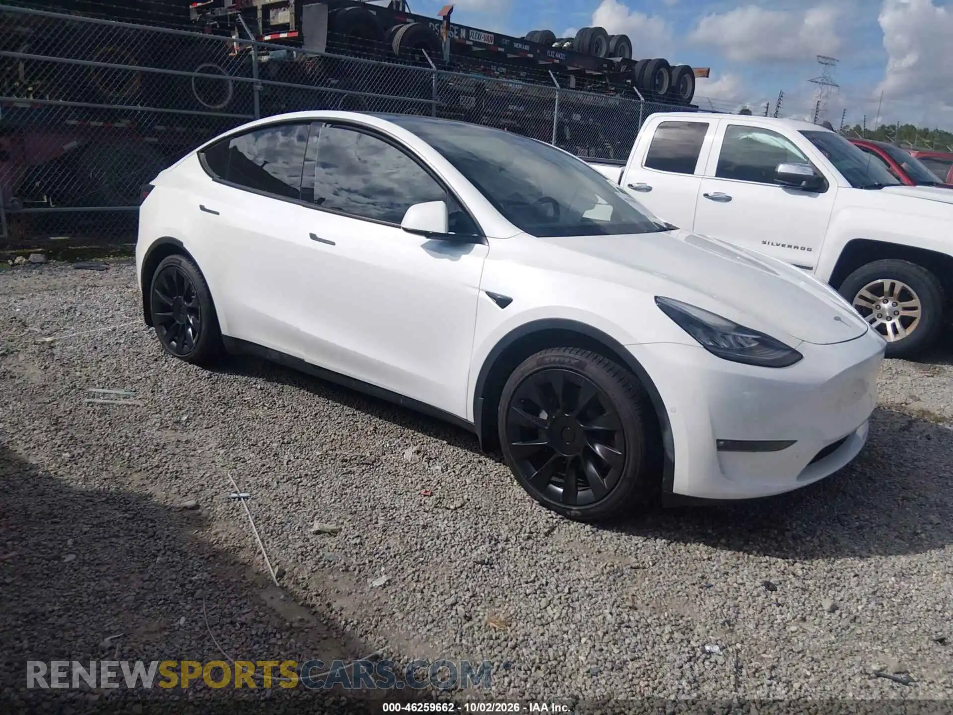 1 Photograph of a damaged car 5YJYGDEE0MF278267 TESLA MODEL Y 2021