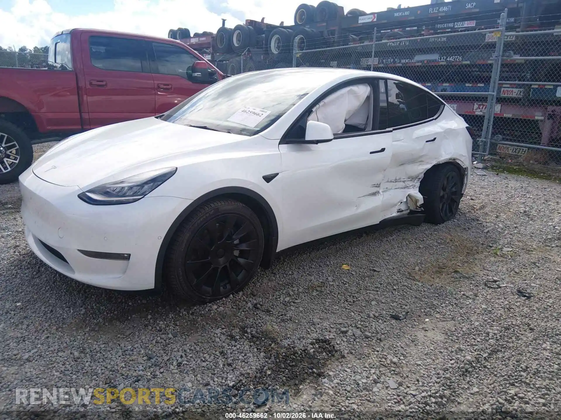 2 Photograph of a damaged car 5YJYGDEE0MF278267 TESLA MODEL Y 2021
