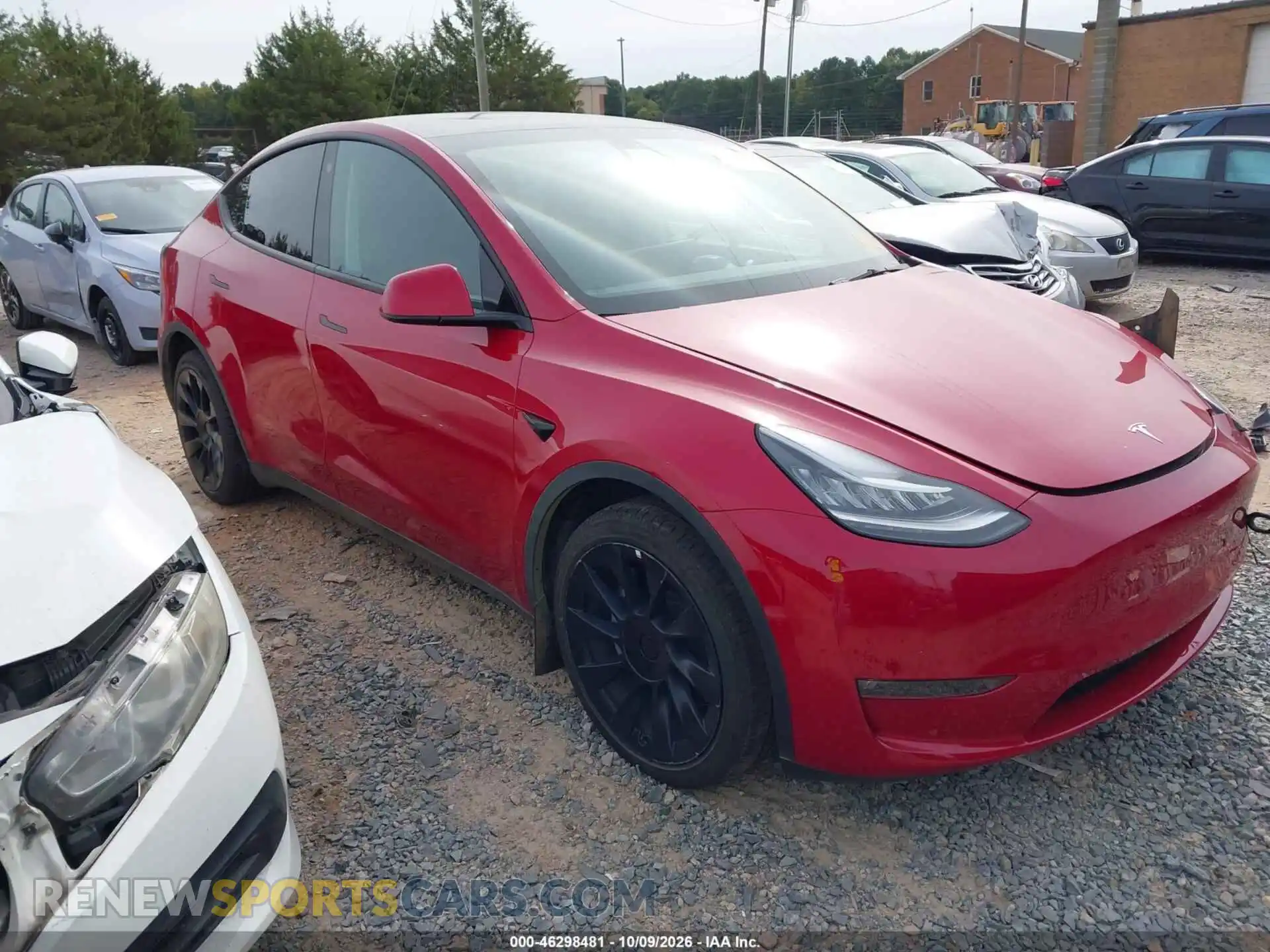 1 Фотография поврежденного автомобиля 5YJYGDEE0MF280584 TESLA MODEL Y 2021