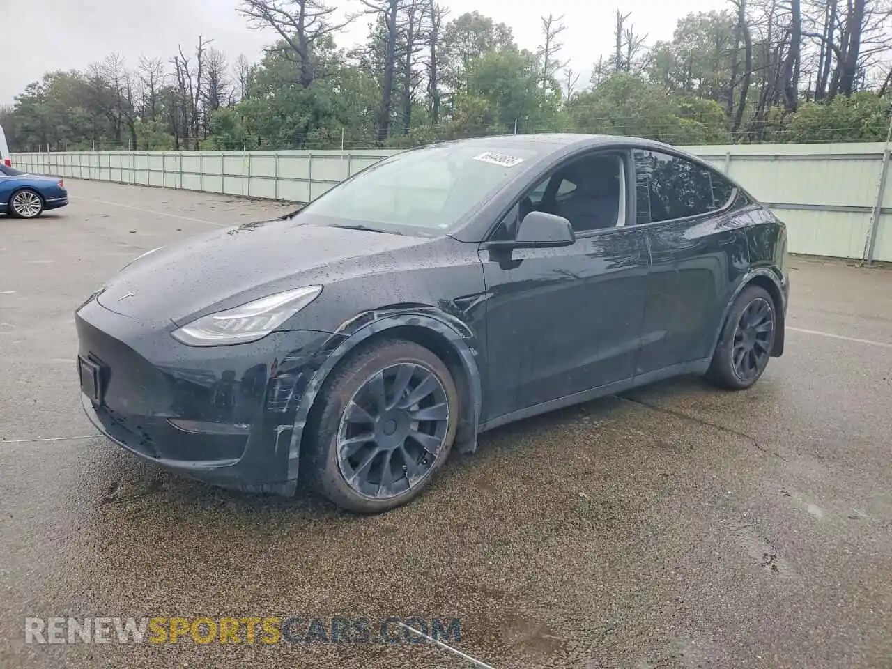 1 Photograph of a damaged car 5YJYGDEE0MF301000 TESLA MODEL Y 2021