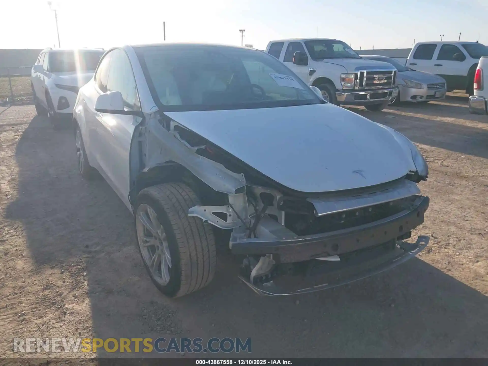 1 Photograph of a damaged car 5YJYGDEE0MF305337 TESLA MODEL Y 2021