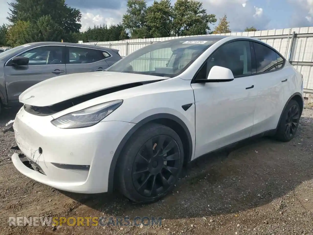 1 Фотография поврежденного автомобиля 5YJYGDEE1MF071385 TESLA MODEL Y 2021