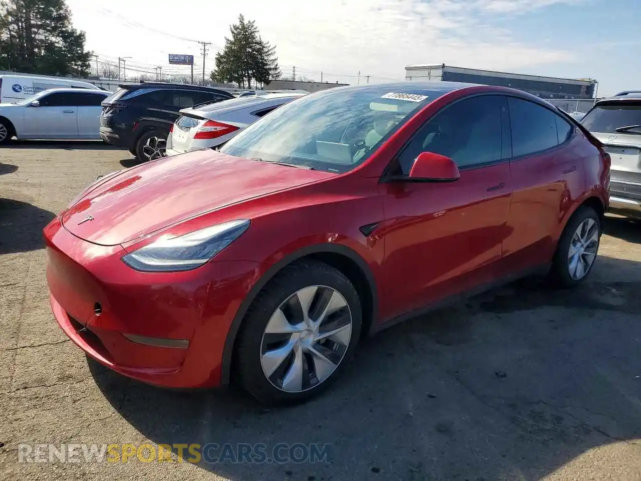 1 Фотография поврежденного автомобиля 5YJYGDEE1MF081074 TESLA MODEL Y 2021