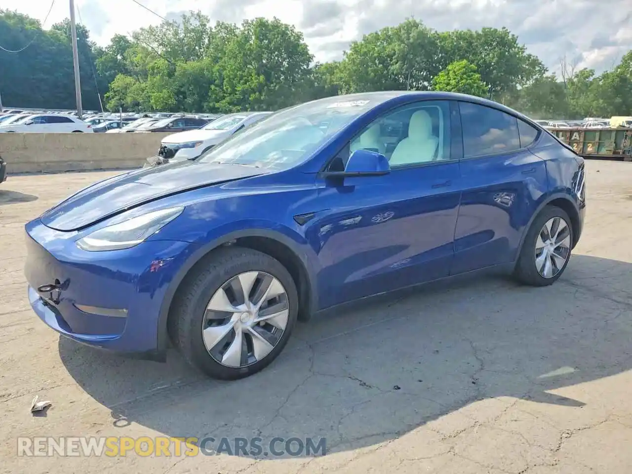 1 Фотография поврежденного автомобиля 5YJYGDEE1MF083049 TESLA MODEL Y 2021