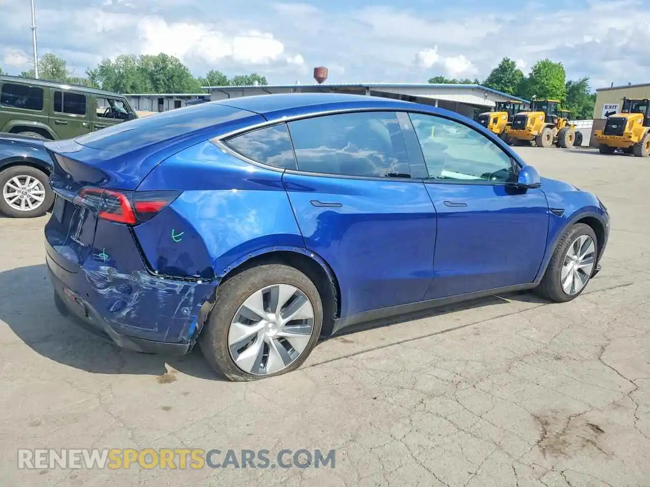 3 Фотография поврежденного автомобиля 5YJYGDEE1MF083049 TESLA MODEL Y 2021