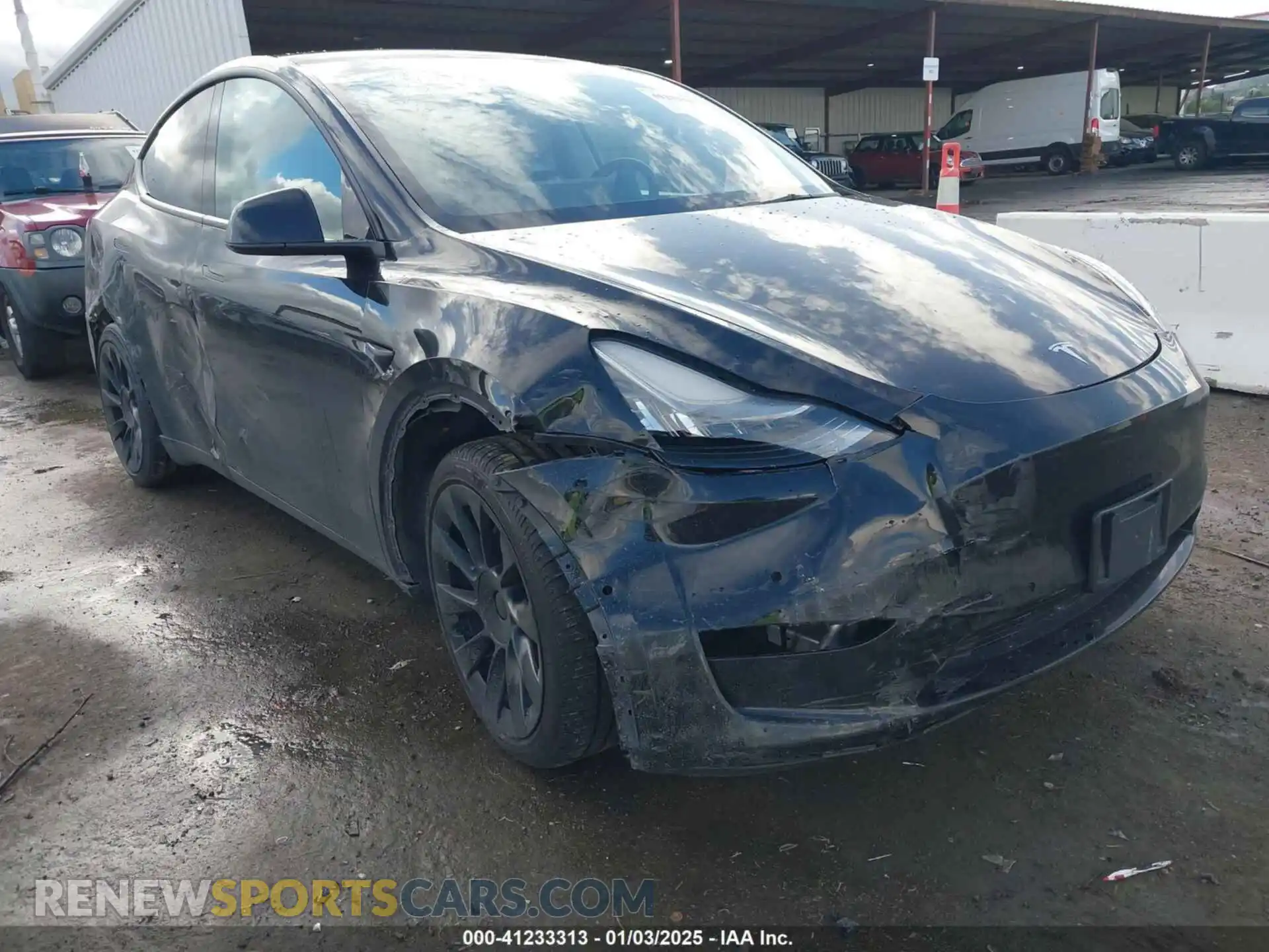 1 Photograph of a damaged car 5YJYGDEE1MF092558 TESLA MODEL Y 2021