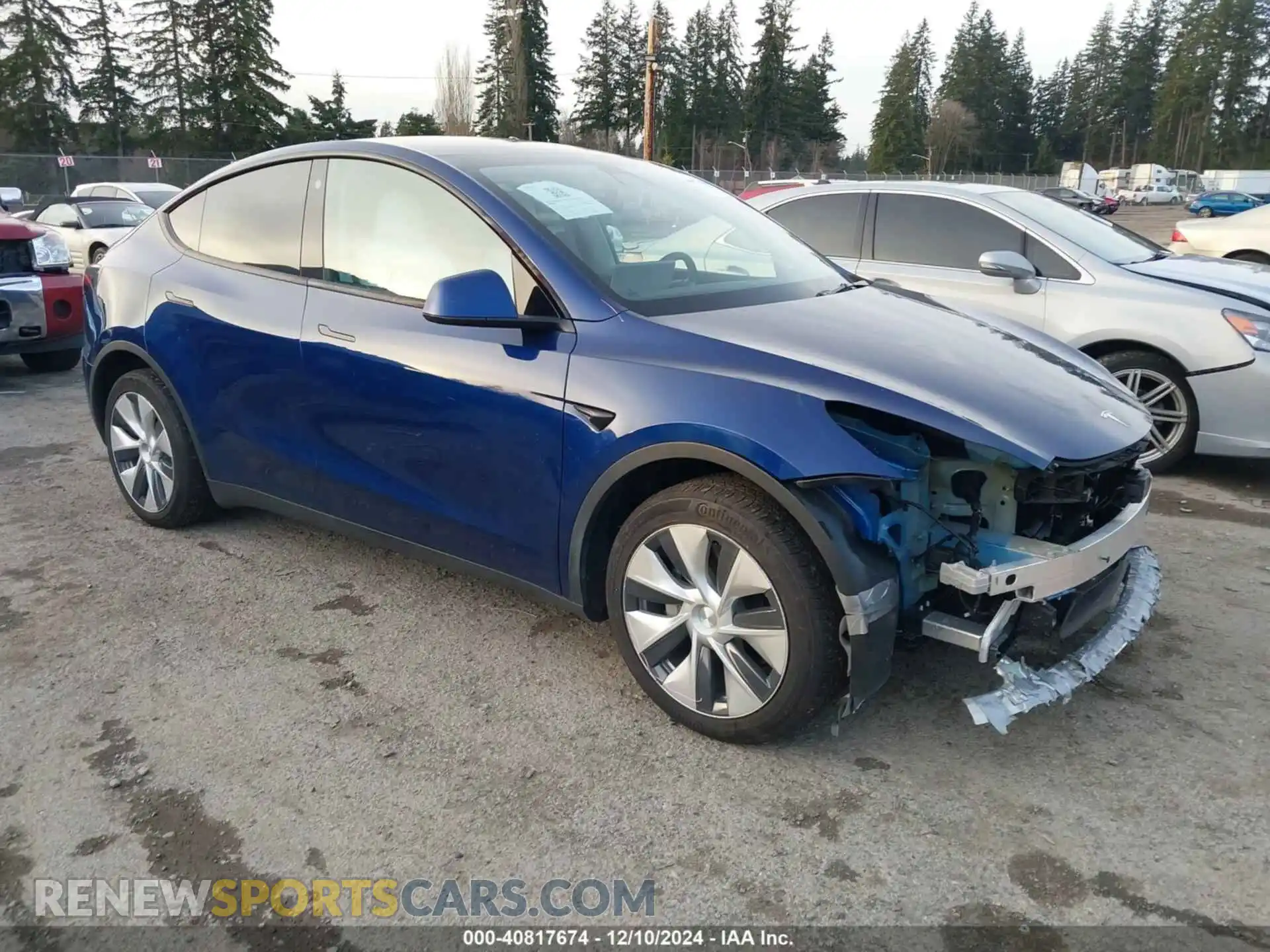 1 Photograph of a damaged car 5YJYGDEE1MF108483 TESLA MODEL Y 2021