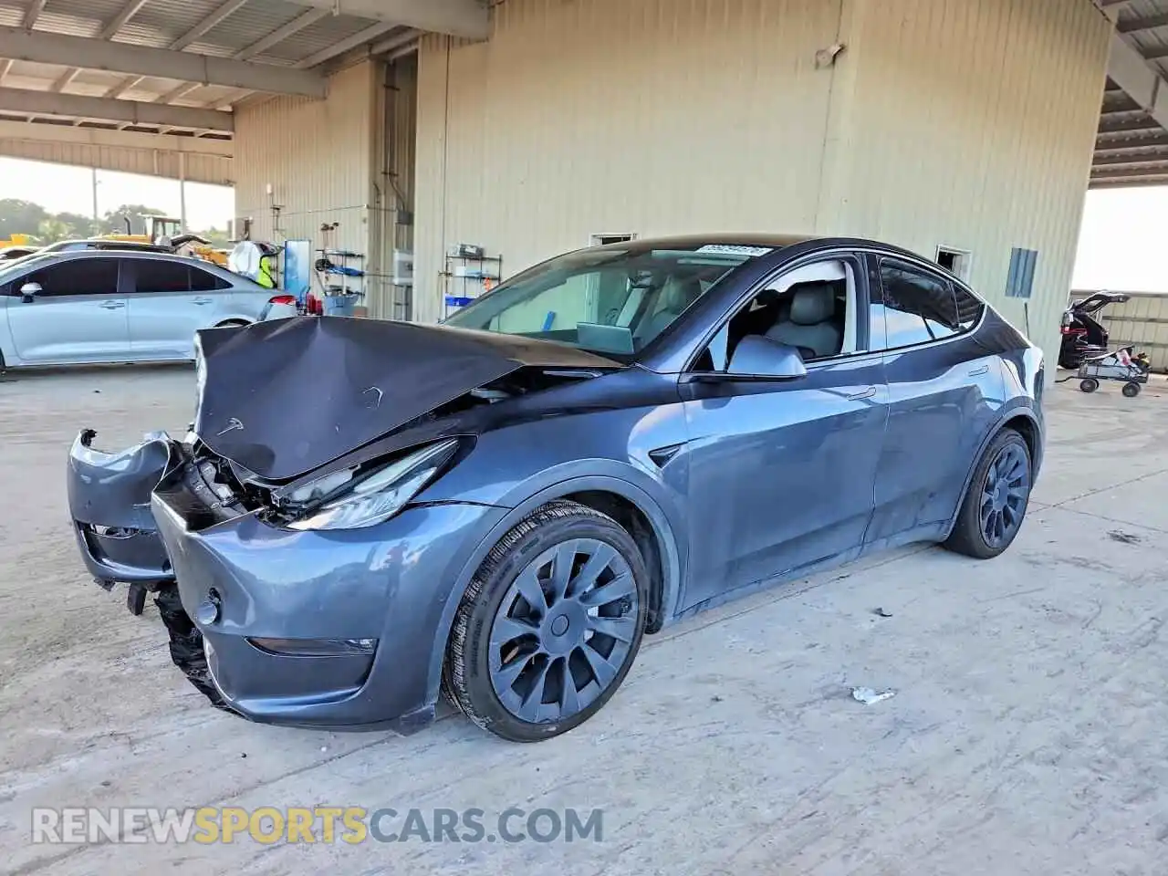 1 Фотография поврежденного автомобиля 5YJYGDEE1MF111478 TESLA MODEL Y 2021