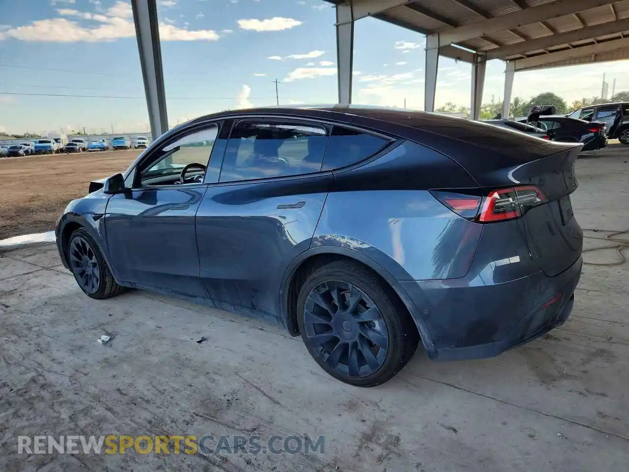2 Фотография поврежденного автомобиля 5YJYGDEE1MF111478 TESLA MODEL Y 2021