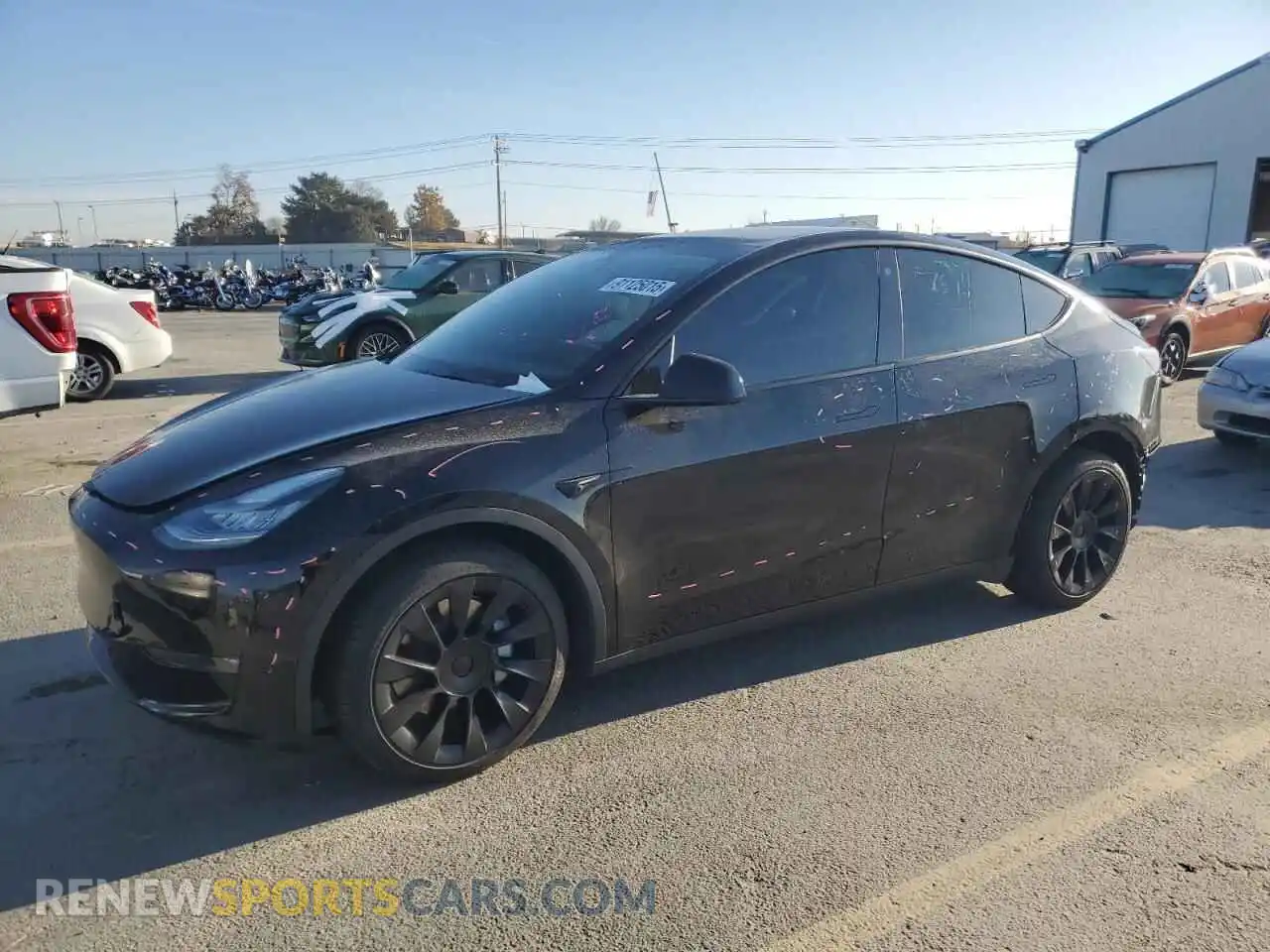 1 Фотография поврежденного автомобиля 5YJYGDEE1MF136722 TESLA MODEL Y 2021