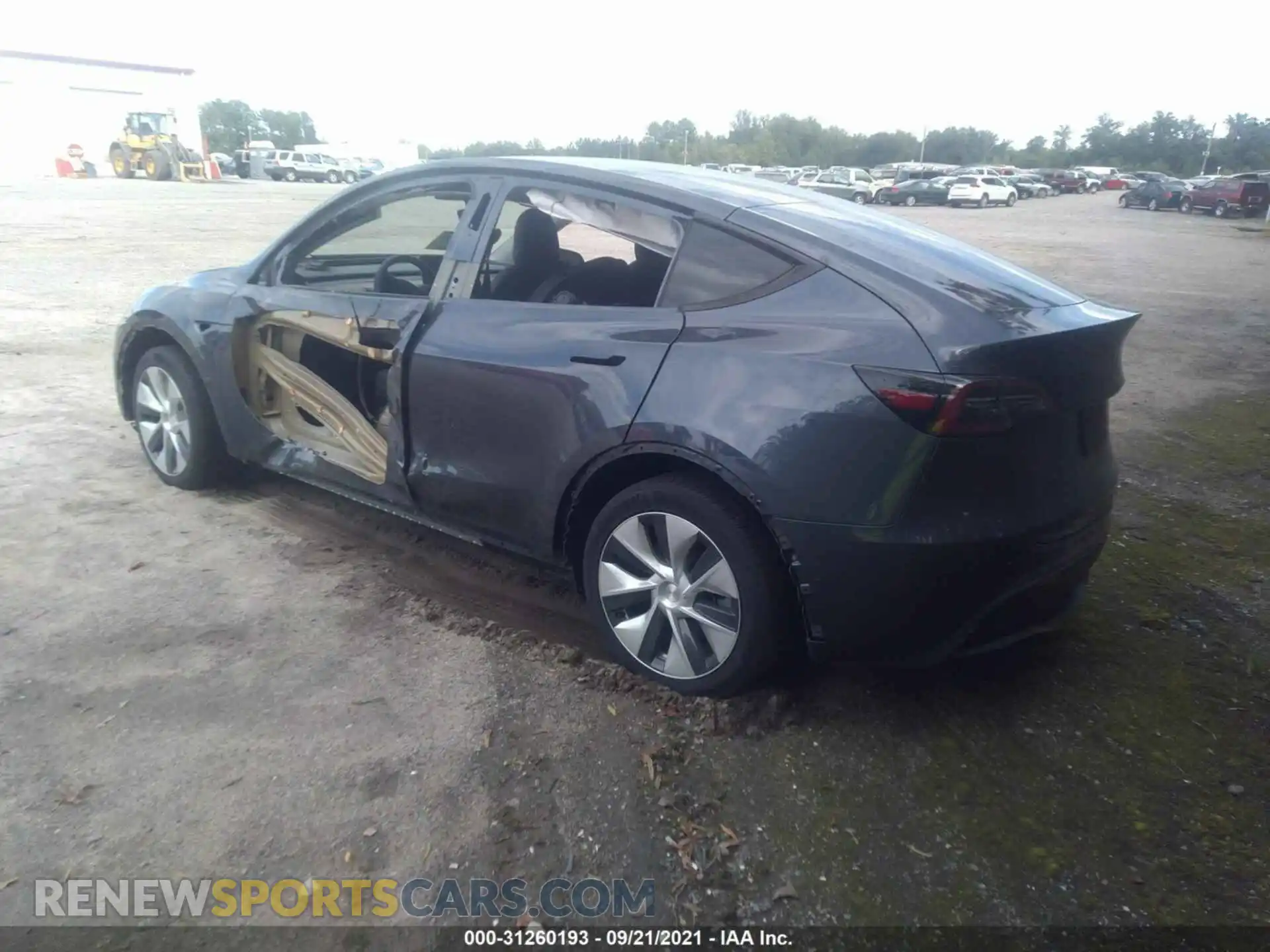 3 Photograph of a damaged car 5YJYGDEE1MF146800 TESLA MODEL Y 2021