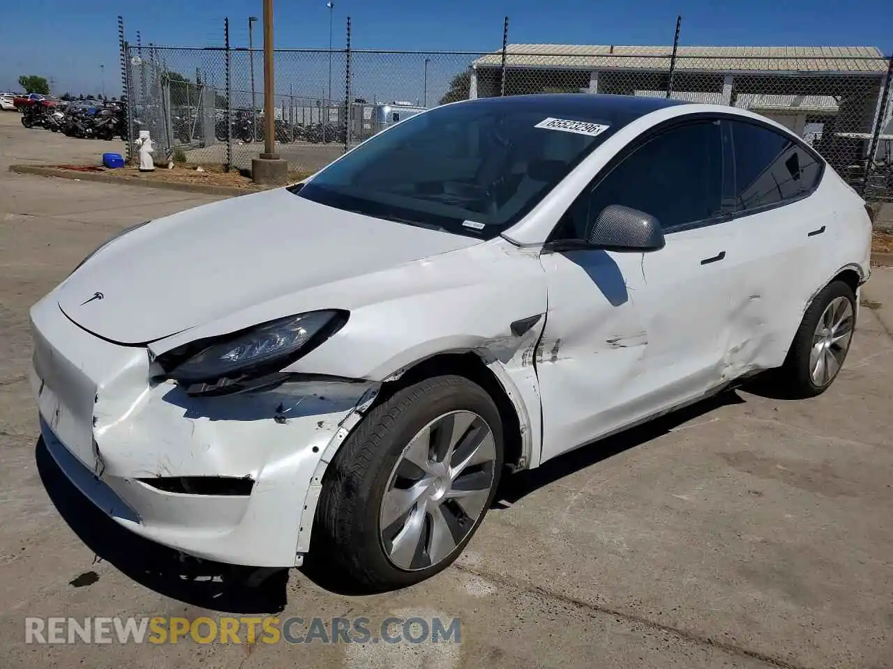 1 Photograph of a damaged car 5YJYGDEE1MF179117 TESLA MODEL Y 2021