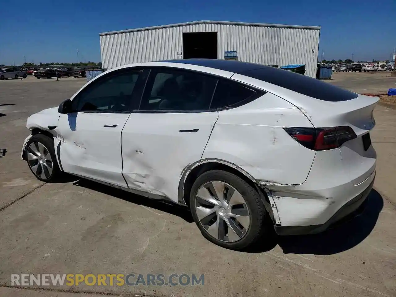 2 Photograph of a damaged car 5YJYGDEE1MF179117 TESLA MODEL Y 2021