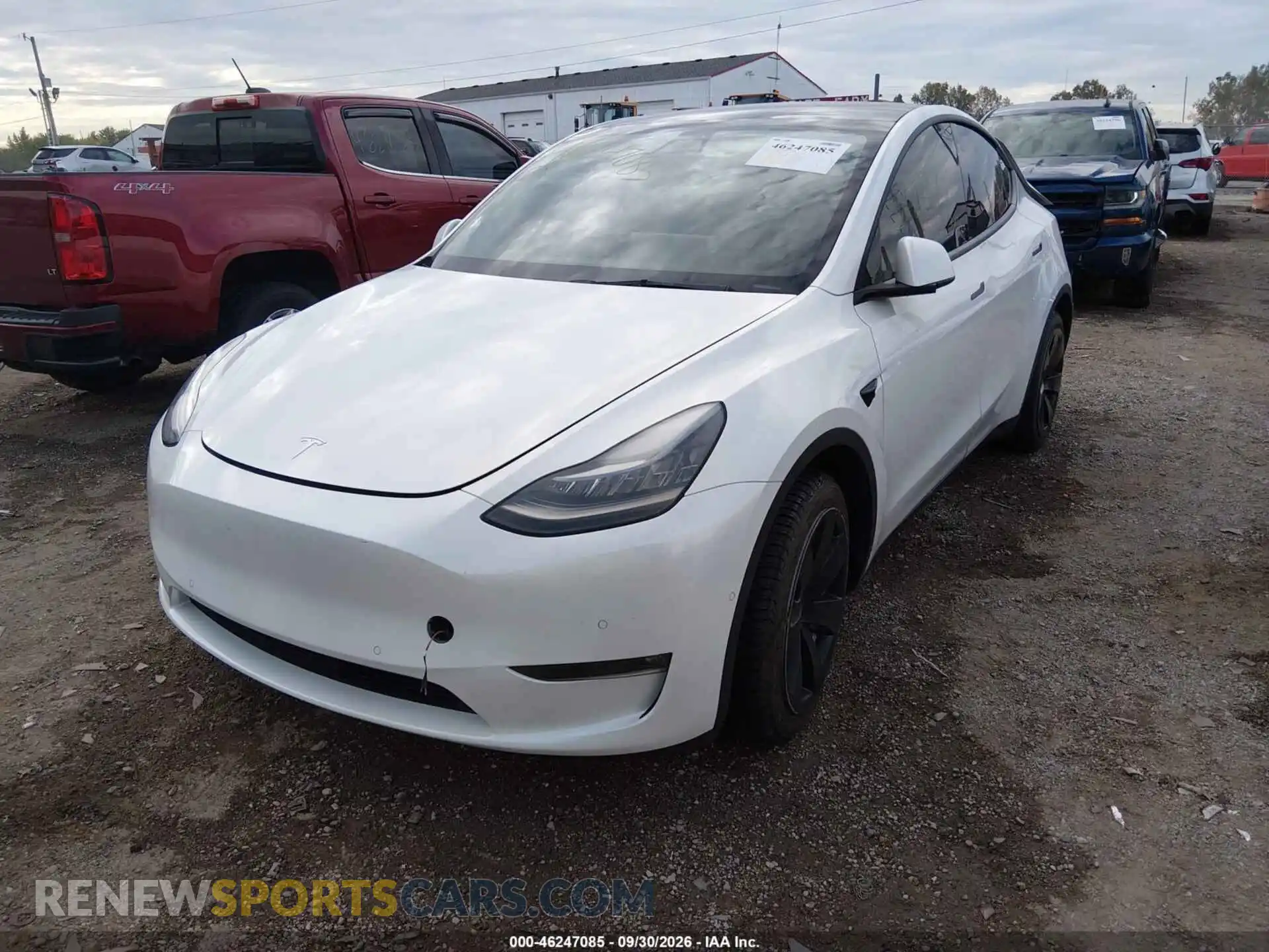 2 Photograph of a damaged car 5YJYGDEE1MF188853 TESLA MODEL Y 2021