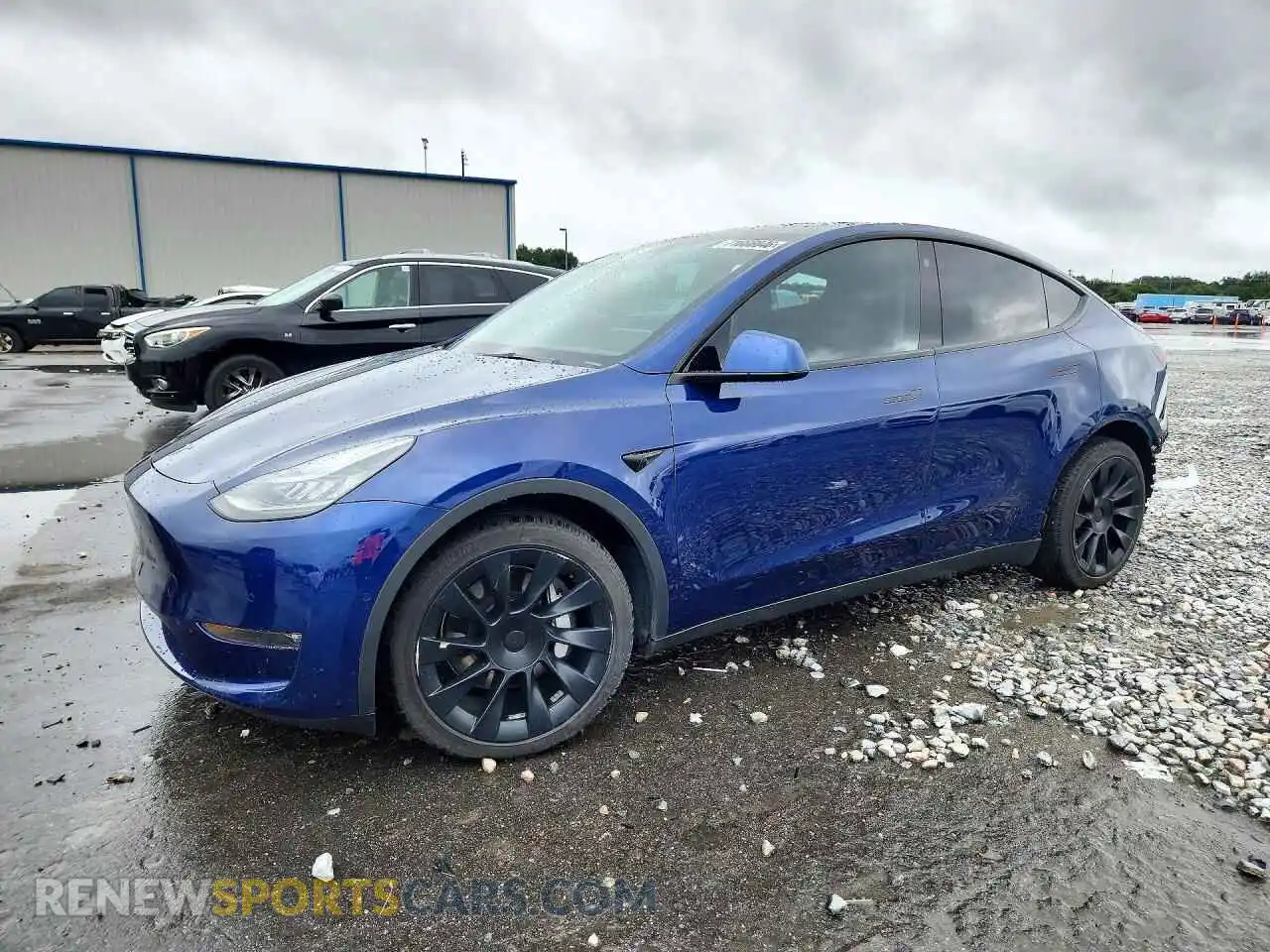 1 Photograph of a damaged car 5YJYGDEE1MF191901 TESLA MODEL Y 2021