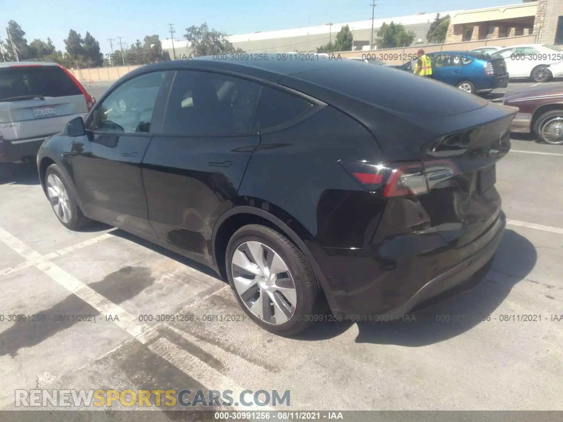 3 Photograph of a damaged car 5YJYGDEE1MF214349 TESLA MODEL Y 2021