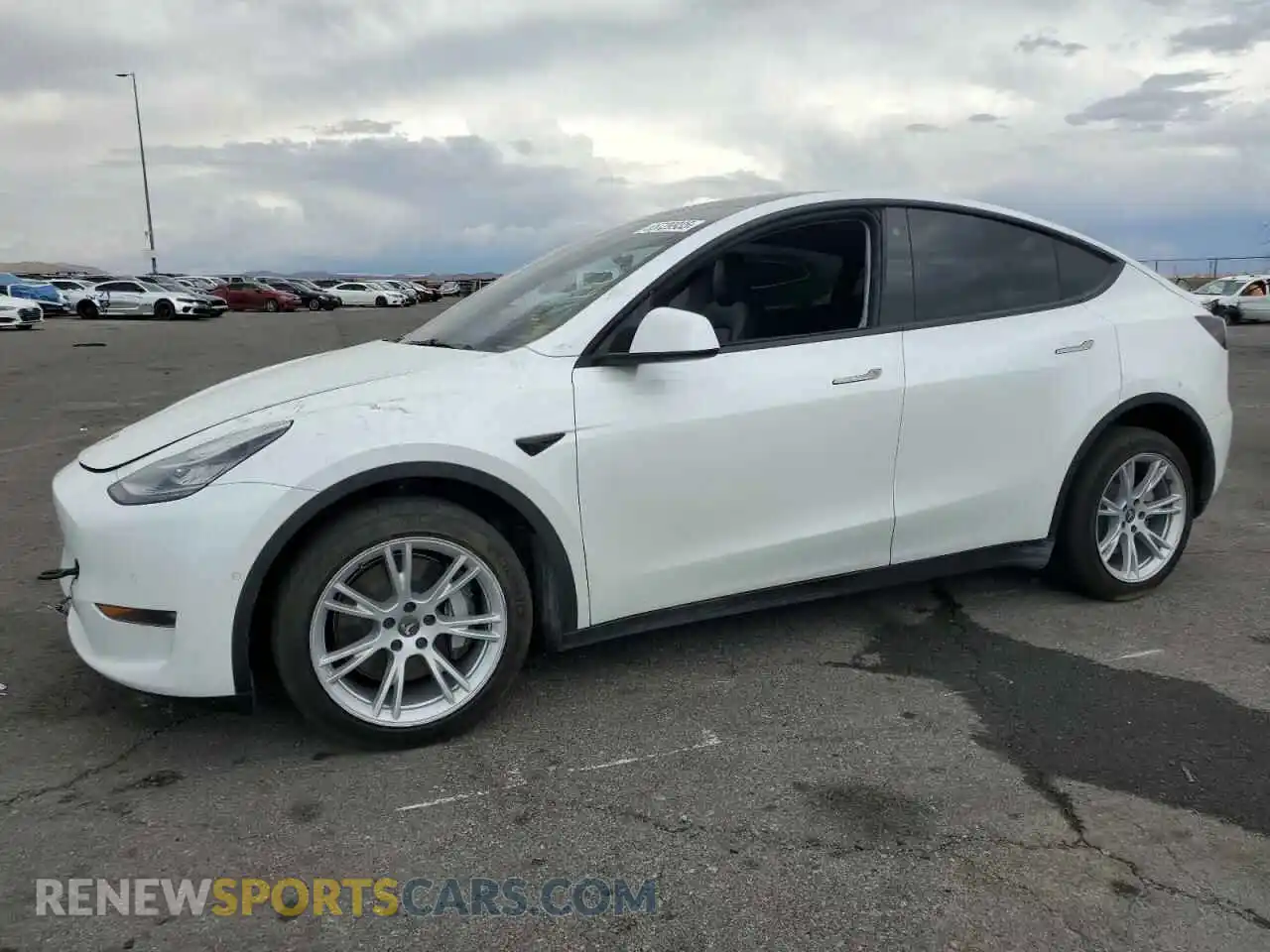 1 Photograph of a damaged car 5YJYGDEE1MF232253 TESLA MODEL Y 2021