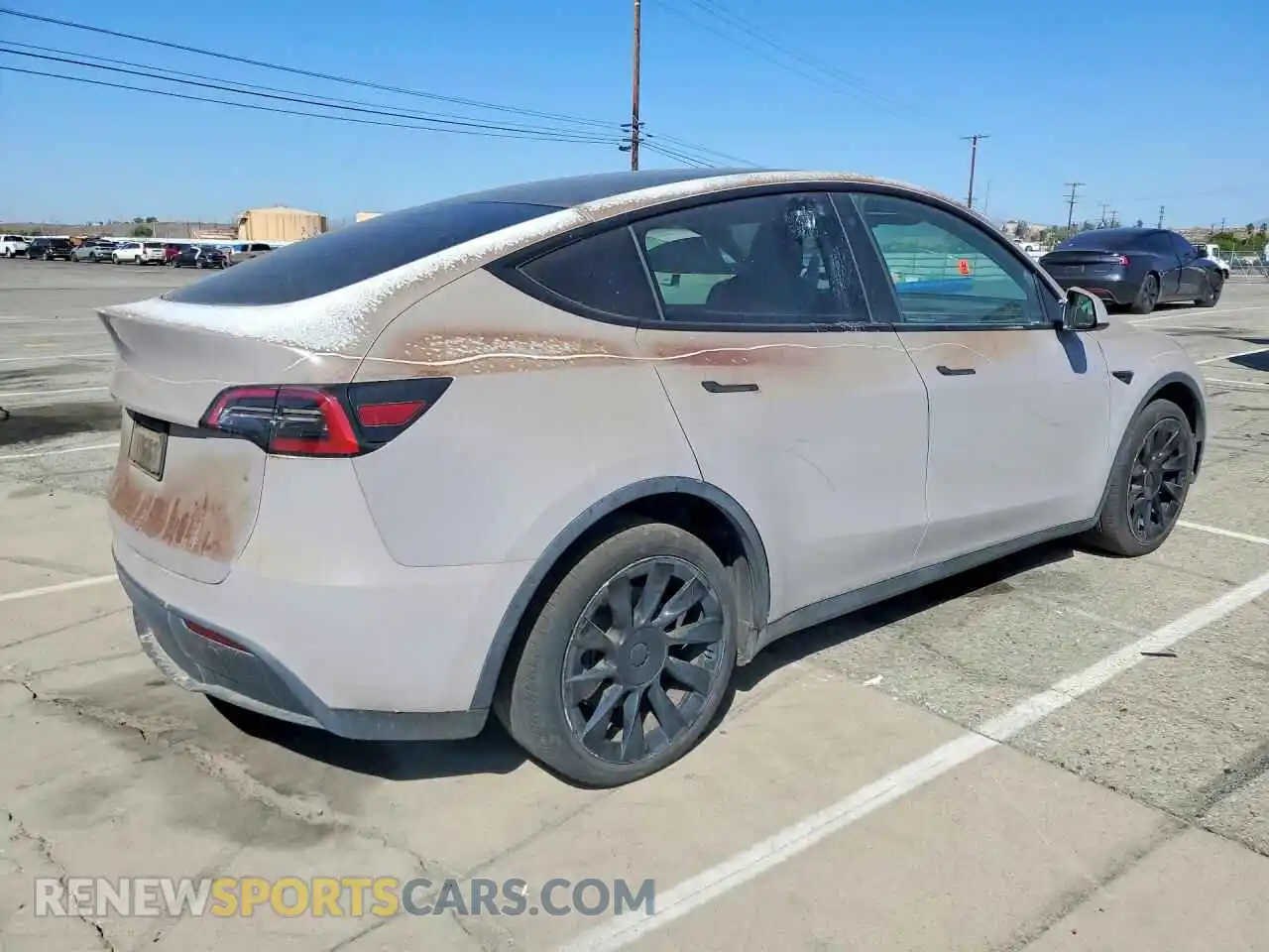 3 fotografías del automóvil dañado 5YJYGDEE1MF239767 TESLA MODEL Y 2021