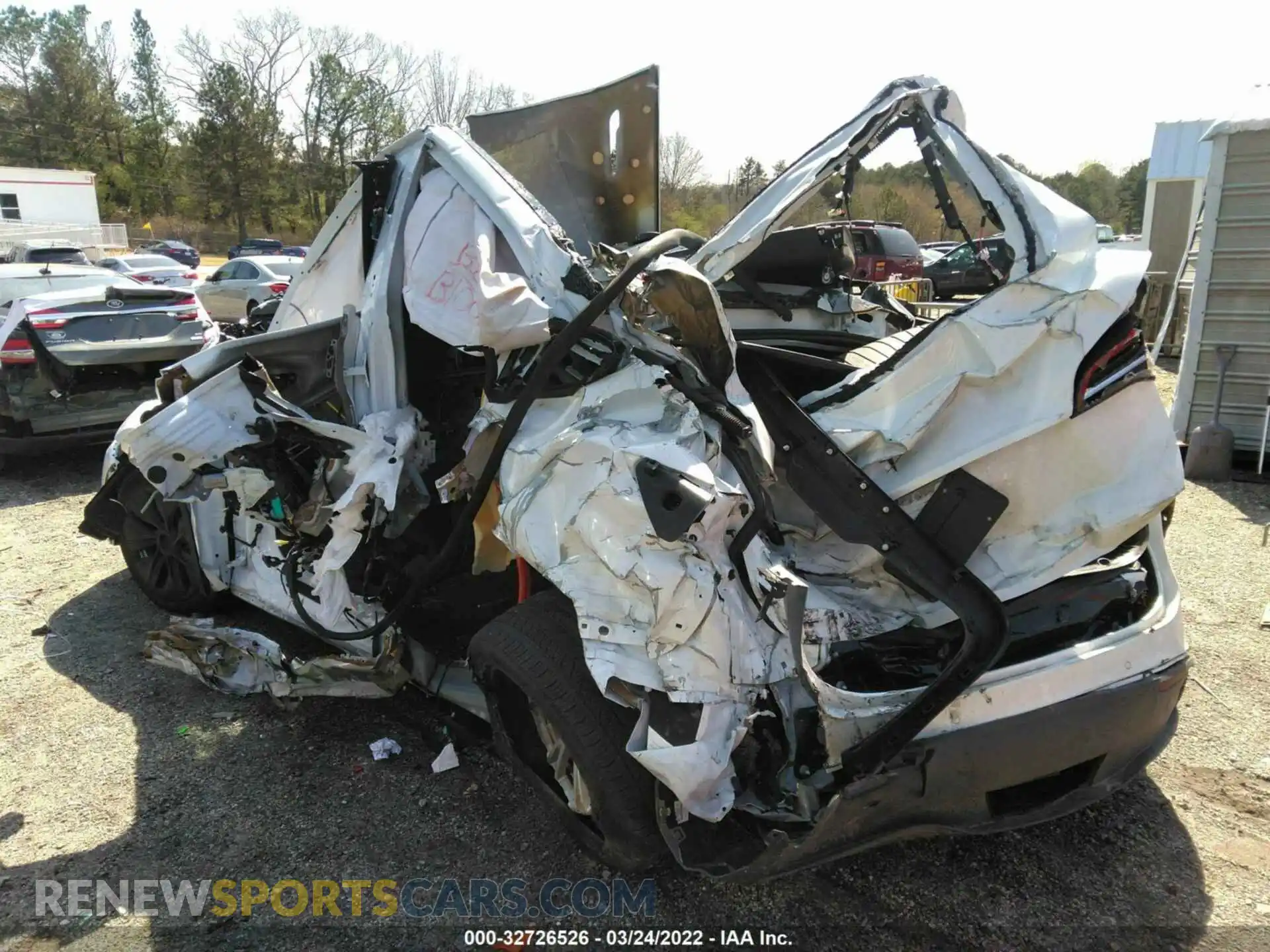 3 Photograph of a damaged car 5YJYGDEE1MF254429 TESLA MODEL Y 2021