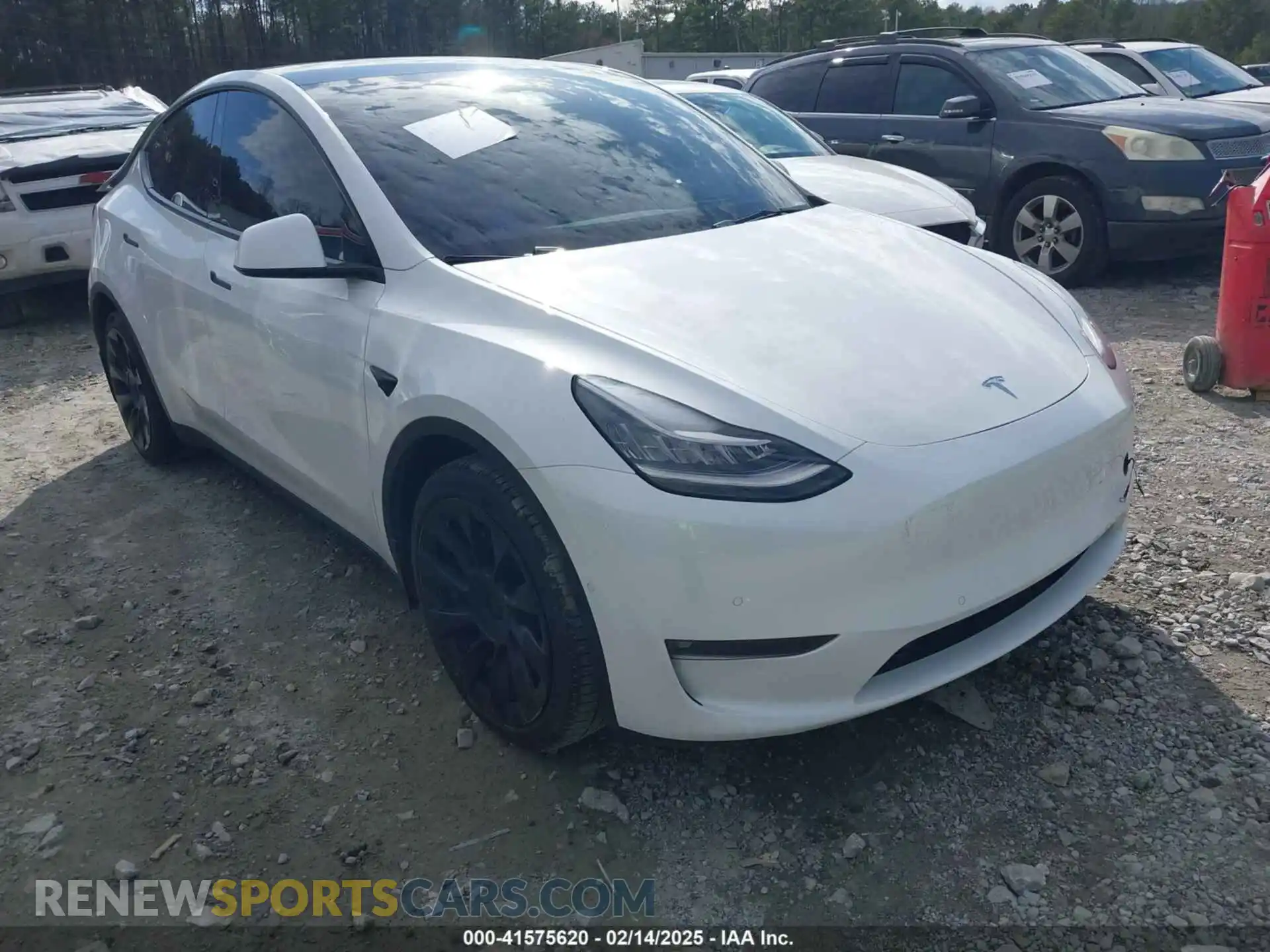 1 Photograph of a damaged car 5YJYGDEE1MF256620 TESLA MODEL Y 2021