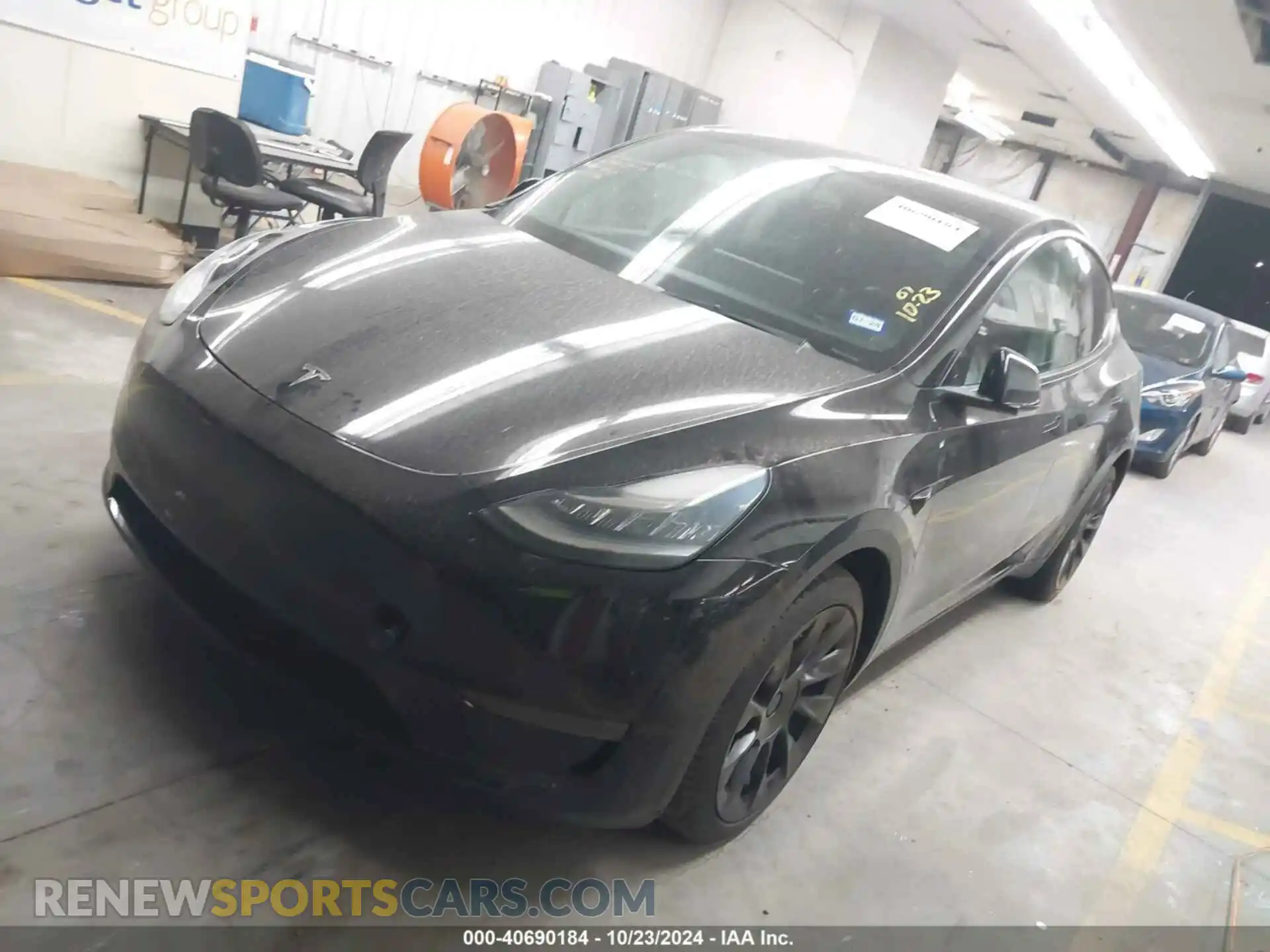 2 Photograph of a damaged car 5YJYGDEE1MF263776 TESLA MODEL Y 2021