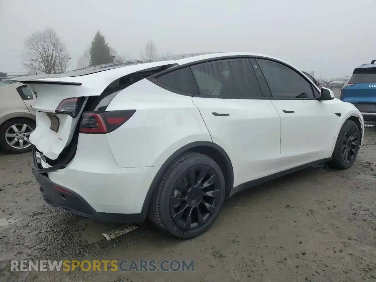 3 Photograph of a damaged car 5YJYGDEE1MF267004 TESLA MODEL Y 2021