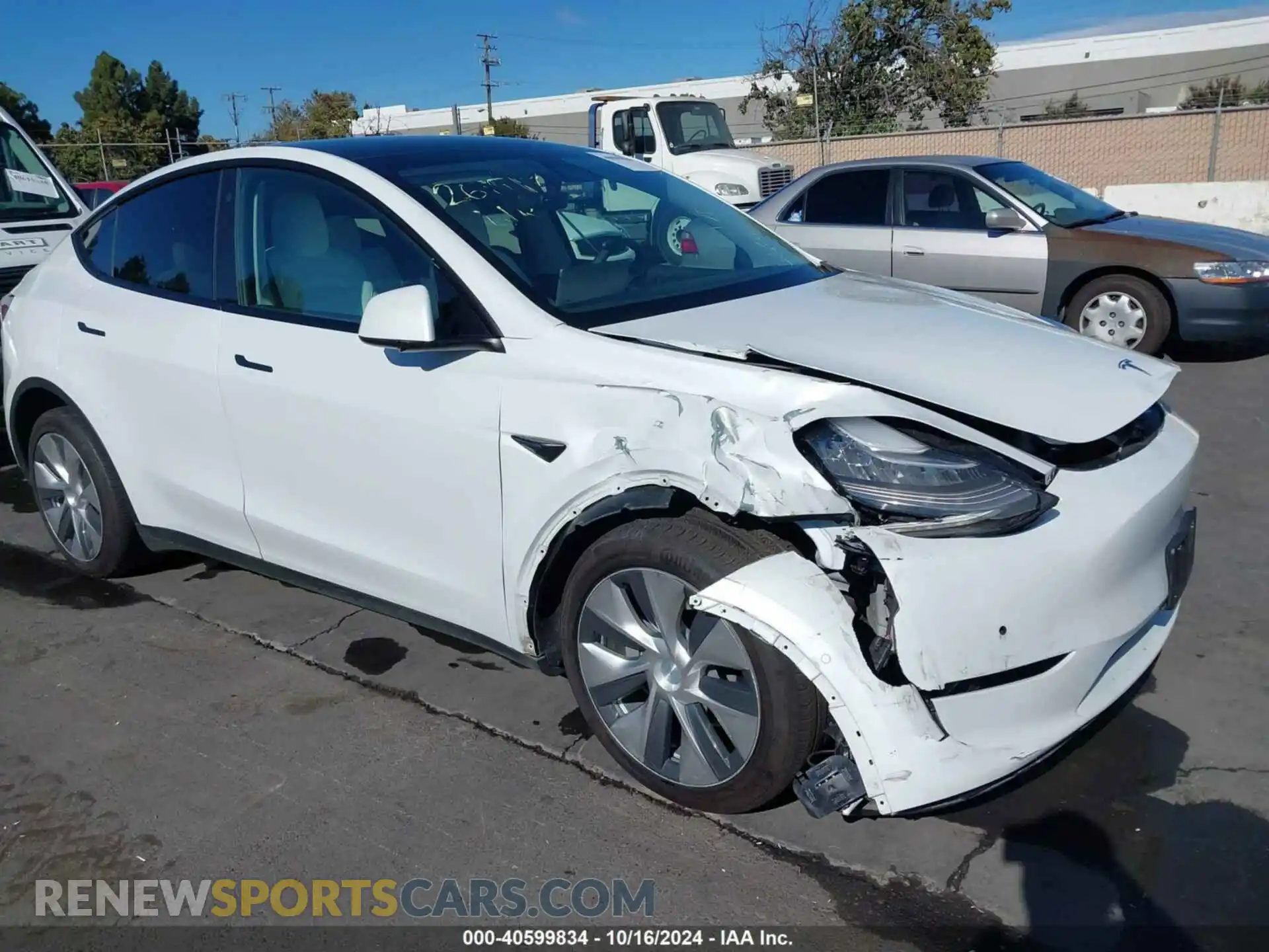 1 Photograph of a damaged car 5YJYGDEE1MF269917 TESLA MODEL Y 2021