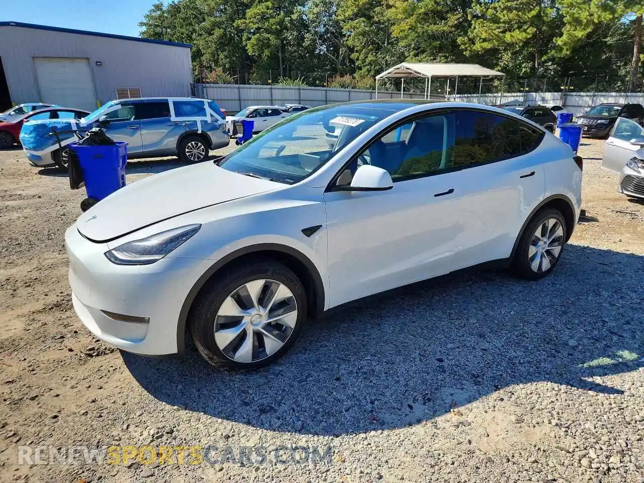1 fotografías del automóvil dañado 5YJYGDEE1MF278942 TESLA MODEL Y 2021