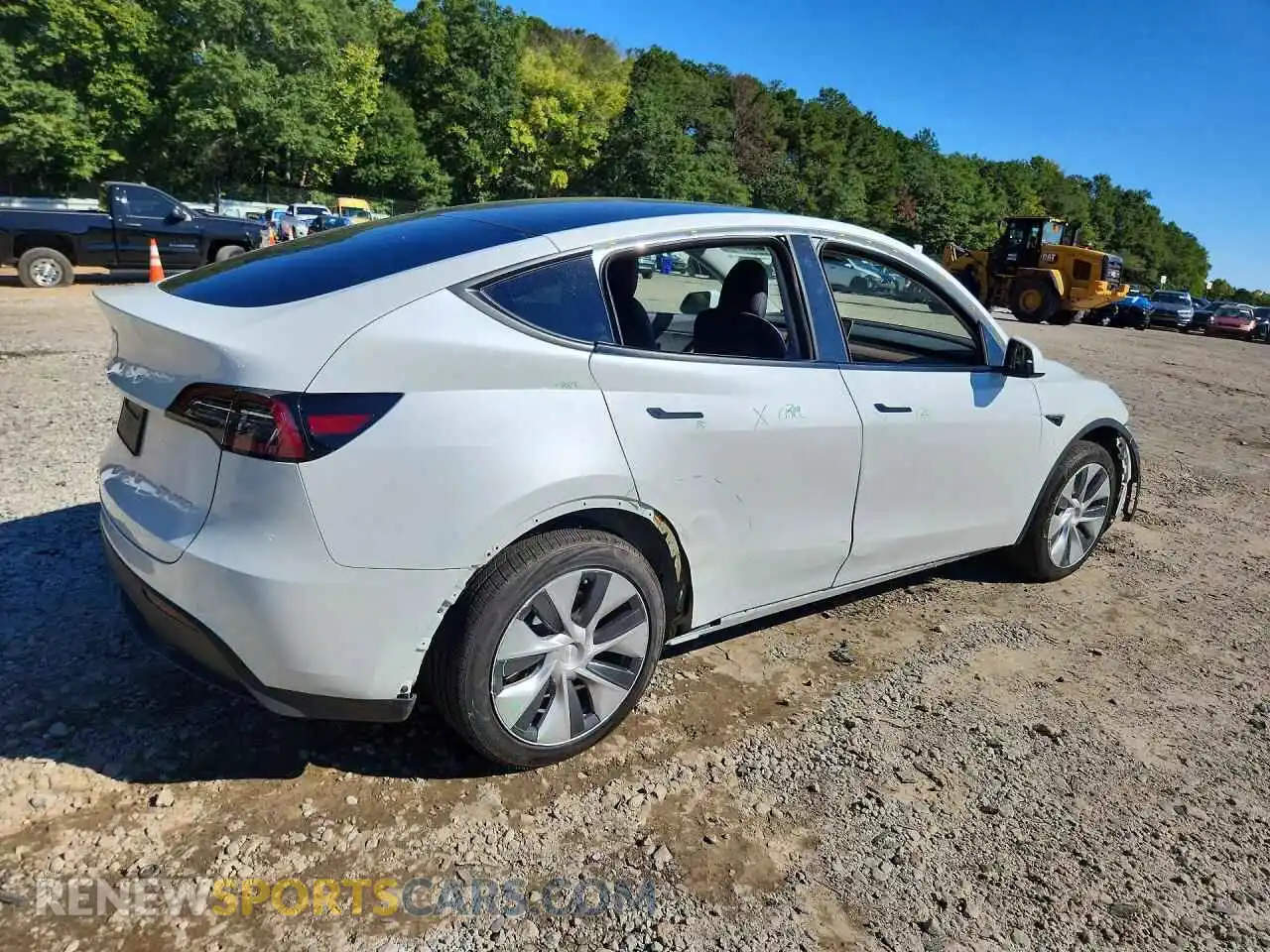 3 fotografías del automóvil dañado 5YJYGDEE1MF278942 TESLA MODEL Y 2021