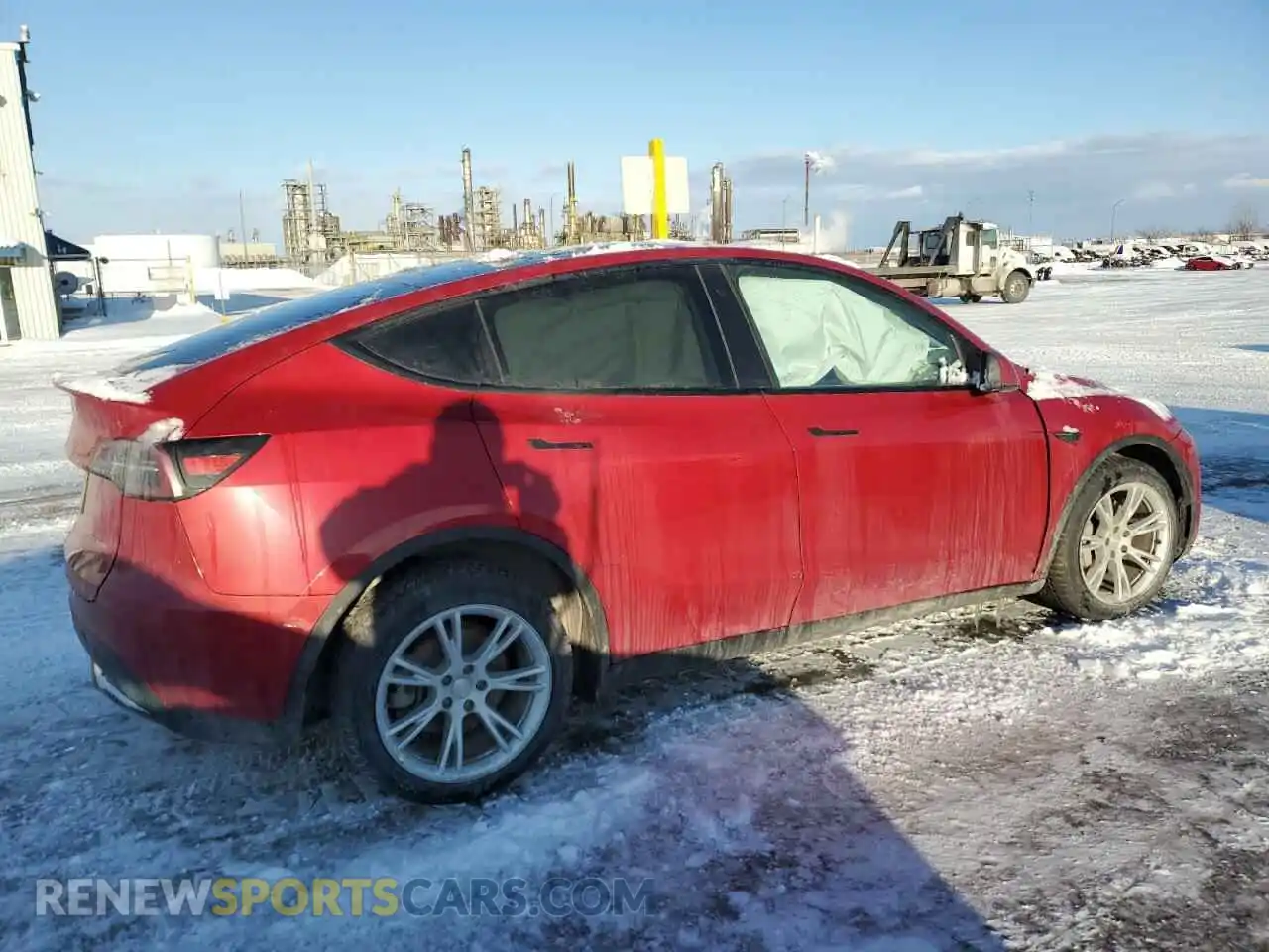 3 Photograph of a damaged car 5YJYGDEE1MF287494 TESLA MODEL Y 2021