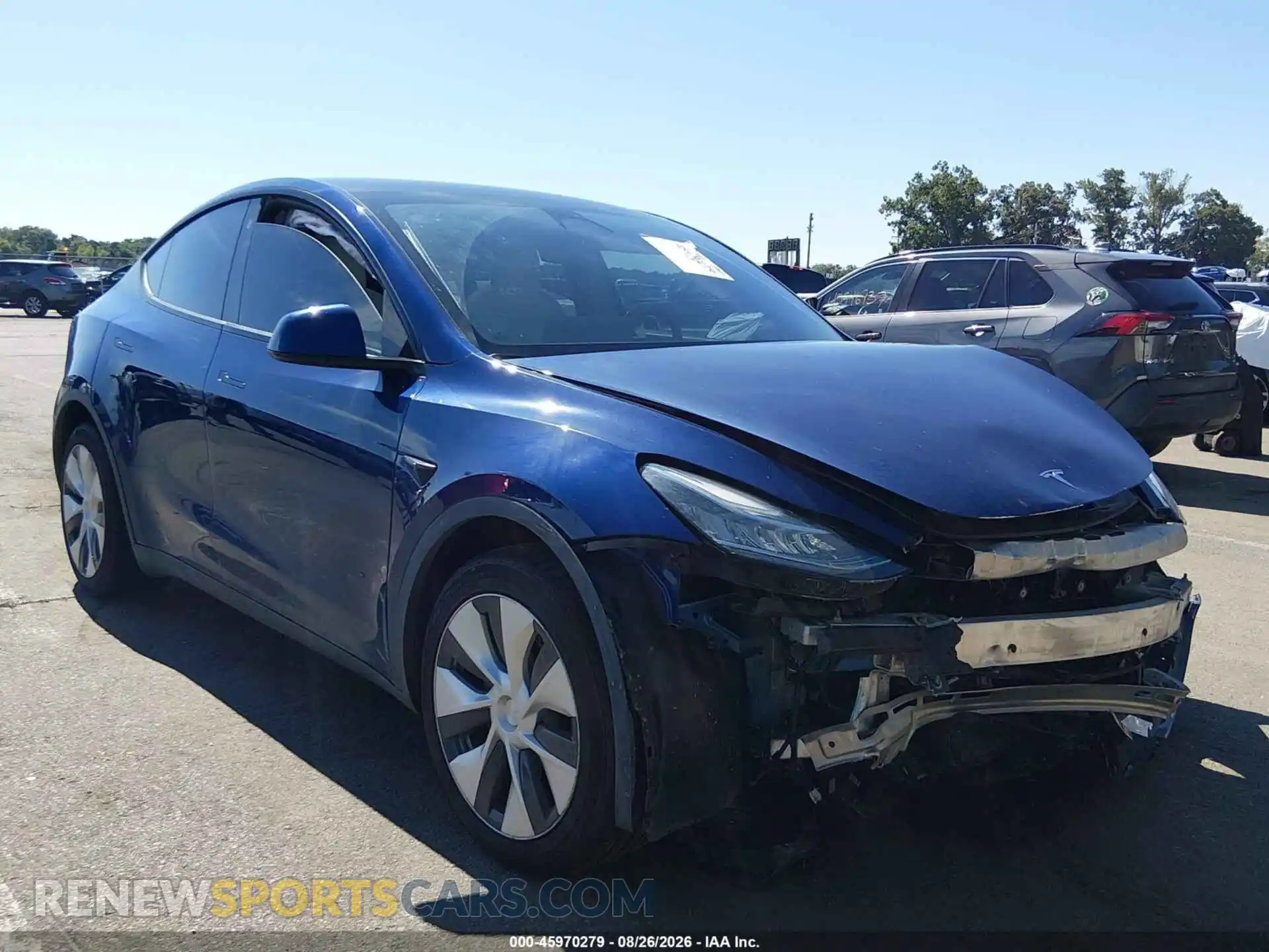 1 Photograph of a damaged car 5YJYGDEE1MF293571 TESLA MODEL Y 2021