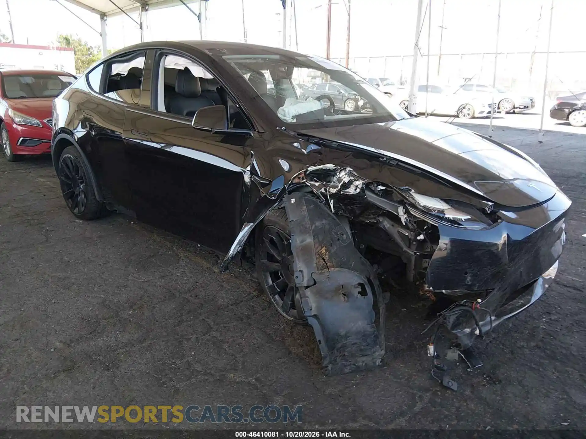1 Фотография поврежденного автомобиля 5YJYGDEE2MF063120 TESLA MODEL Y 2021