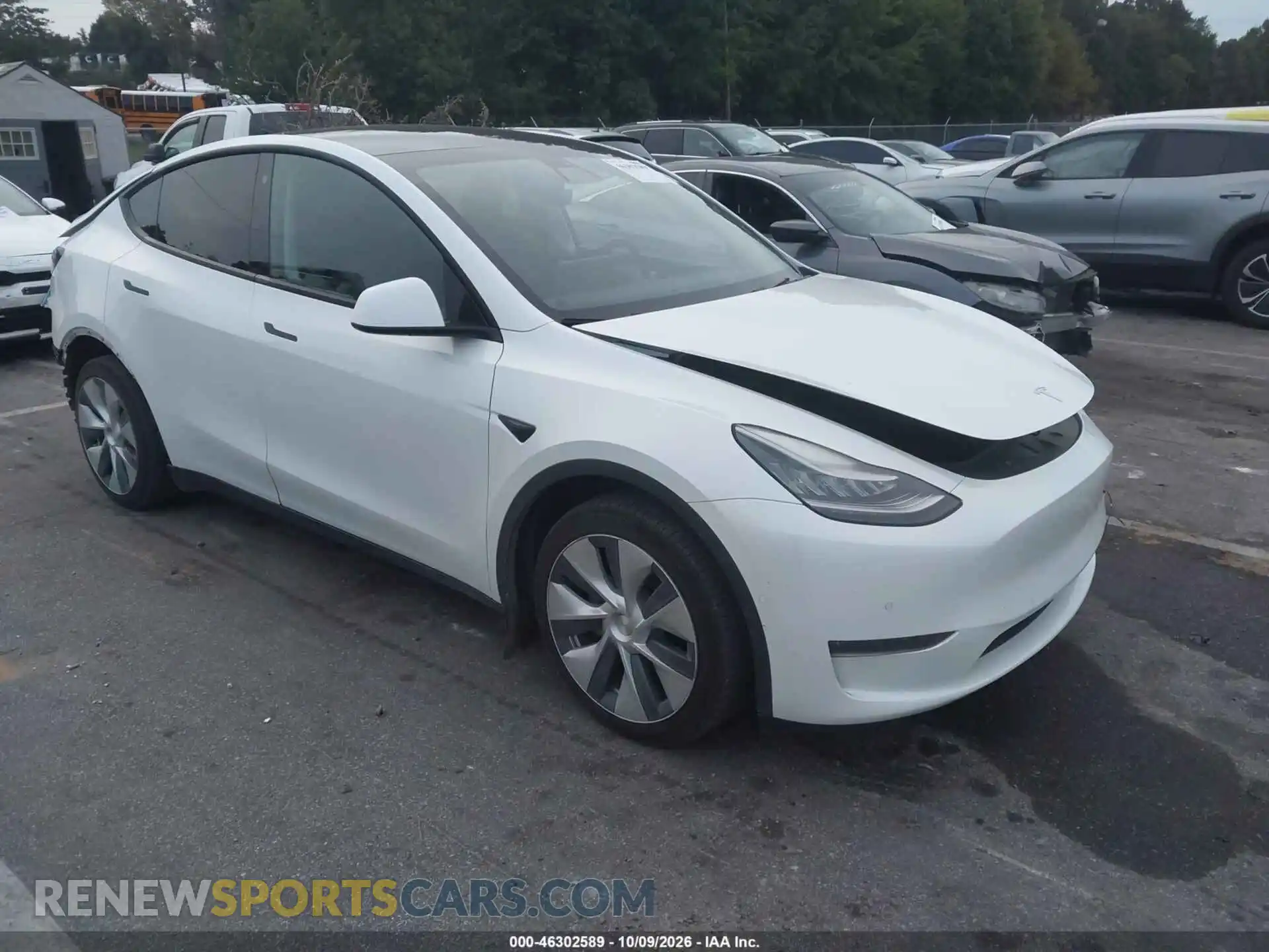 1 Фотография поврежденного автомобиля 5YJYGDEE2MF063554 TESLA MODEL Y 2021