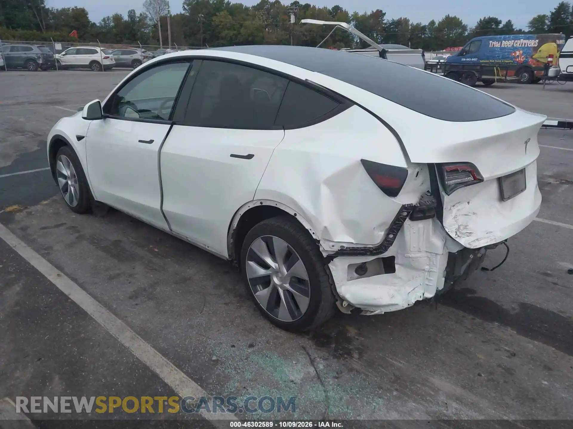 3 Фотография поврежденного автомобиля 5YJYGDEE2MF063554 TESLA MODEL Y 2021