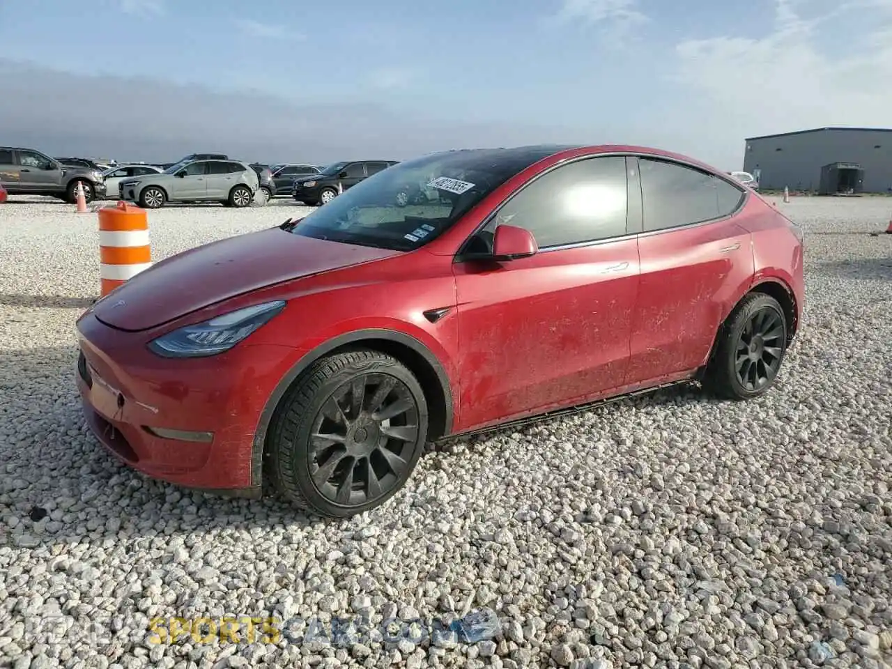 1 fotografías del automóvil dañado 5YJYGDEE2MF084243 TESLA MODEL Y 2021